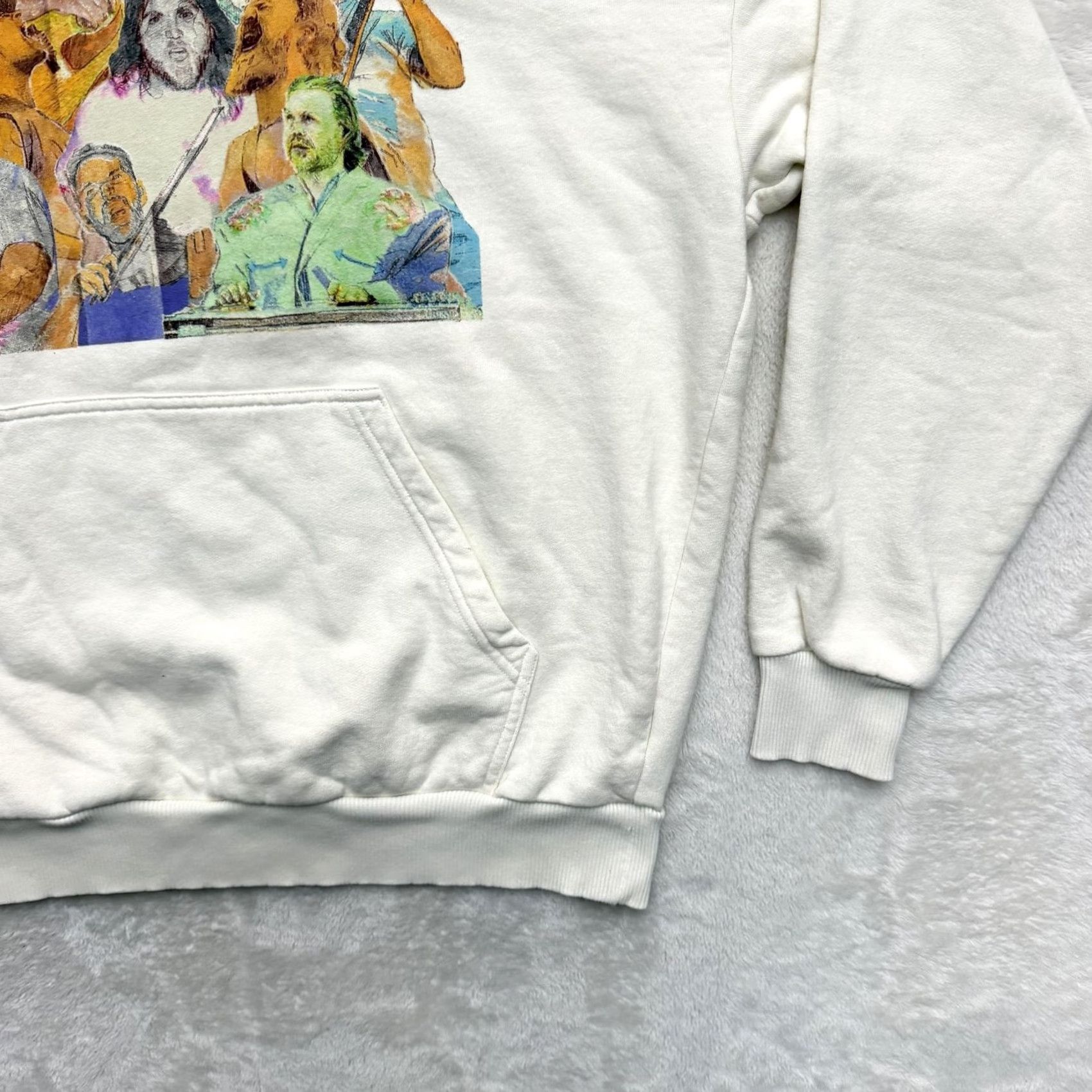 Vintage Zach Bryan Sweater Hoodie Mens Small White Quittin Time Tour Fleece Graphic Size US S / EU 44-46 / 1 - 5 Thumbnail
