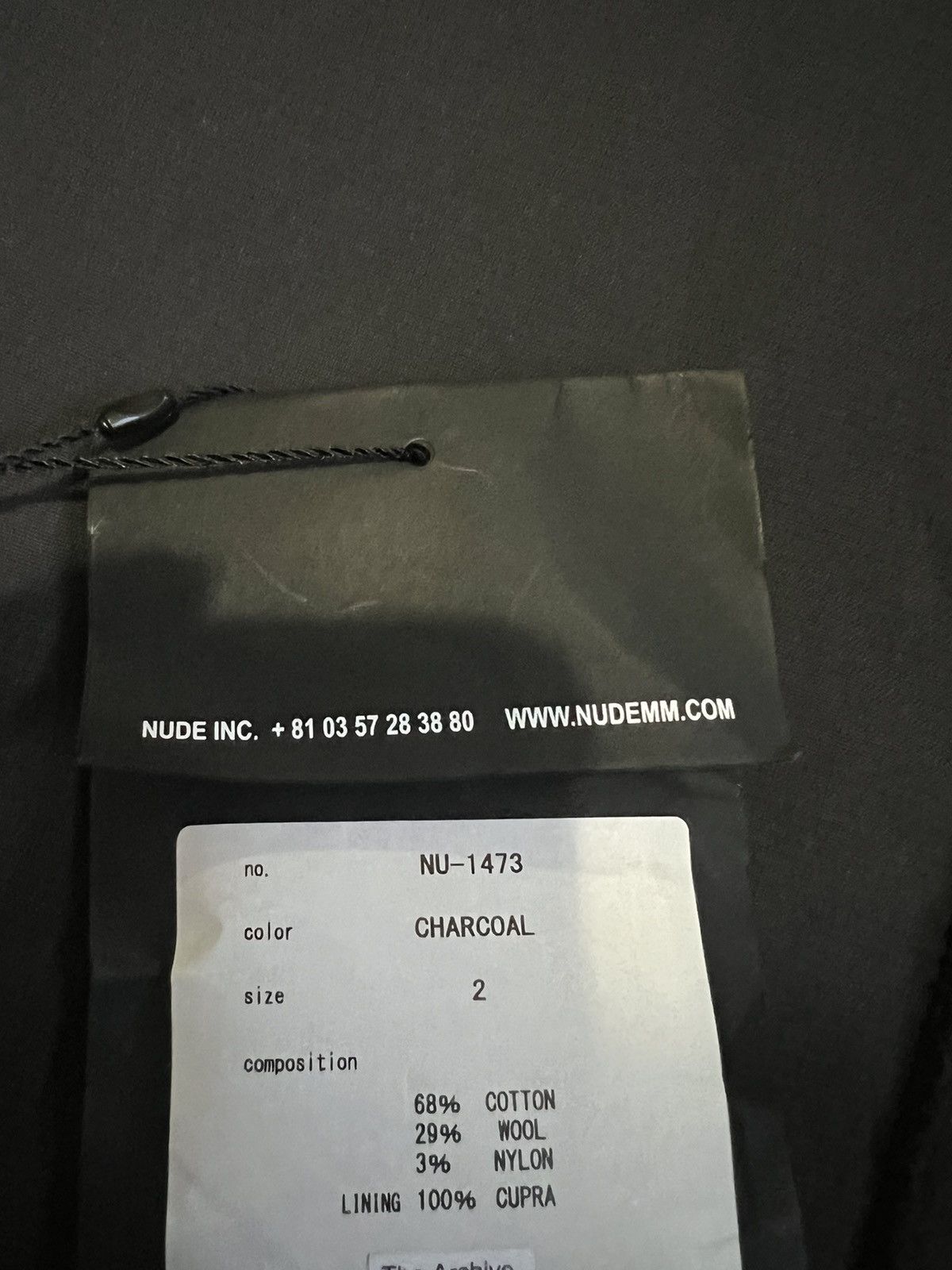 Nude: Masahiko Maruyama Wool/Cotton Perfecto Rider Jacket Size US M / EU 48-50 / 2 - 8 Thumbnail