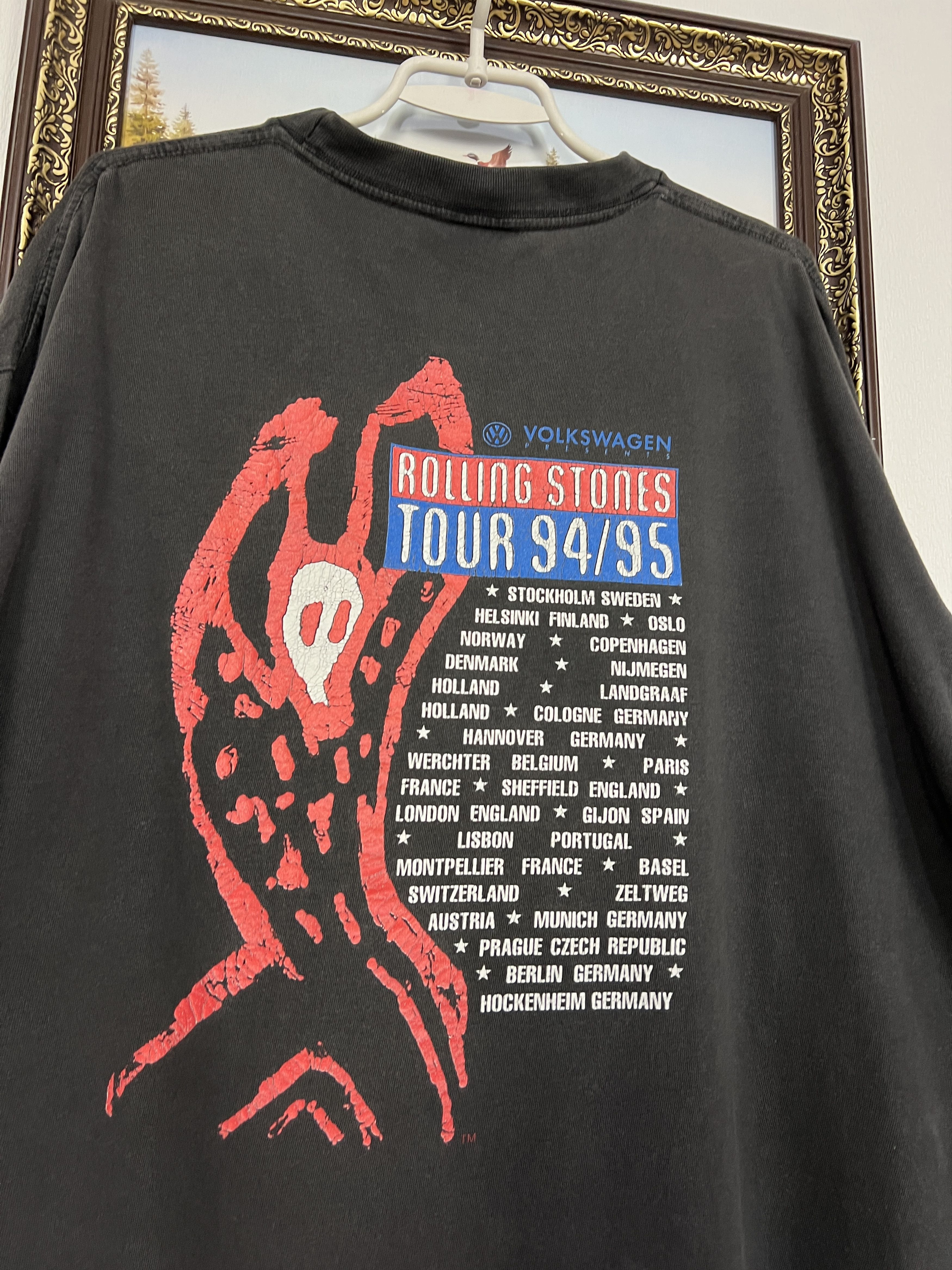 Vintage Vintage The Rolling Stones Voodoo Lounge Tour Shirt Band Tee Size US XL / EU 56 / 4 - 11 Thumbnail