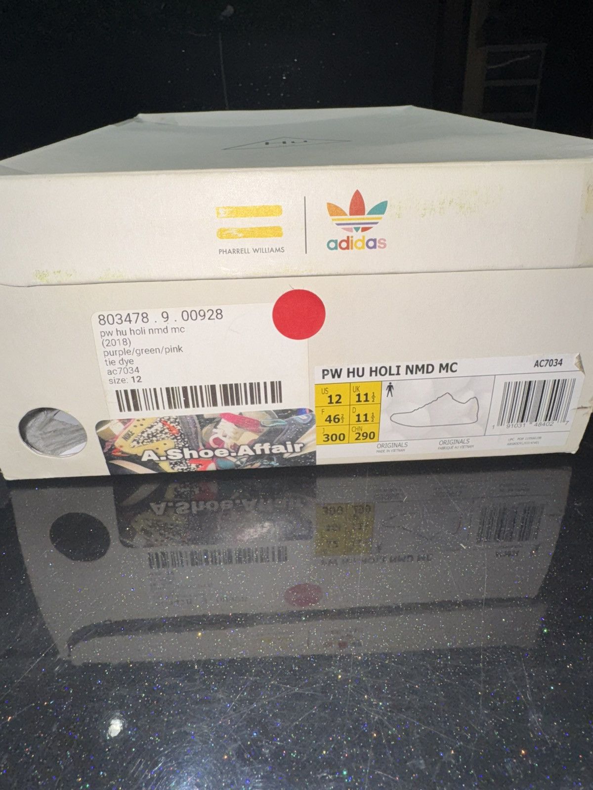 Adidas × Pharrell Pharrell x Adidas NMD Human Race Trail ‘Holi Festival’ Size US 12 / EU 45 - 8 Thumbnail