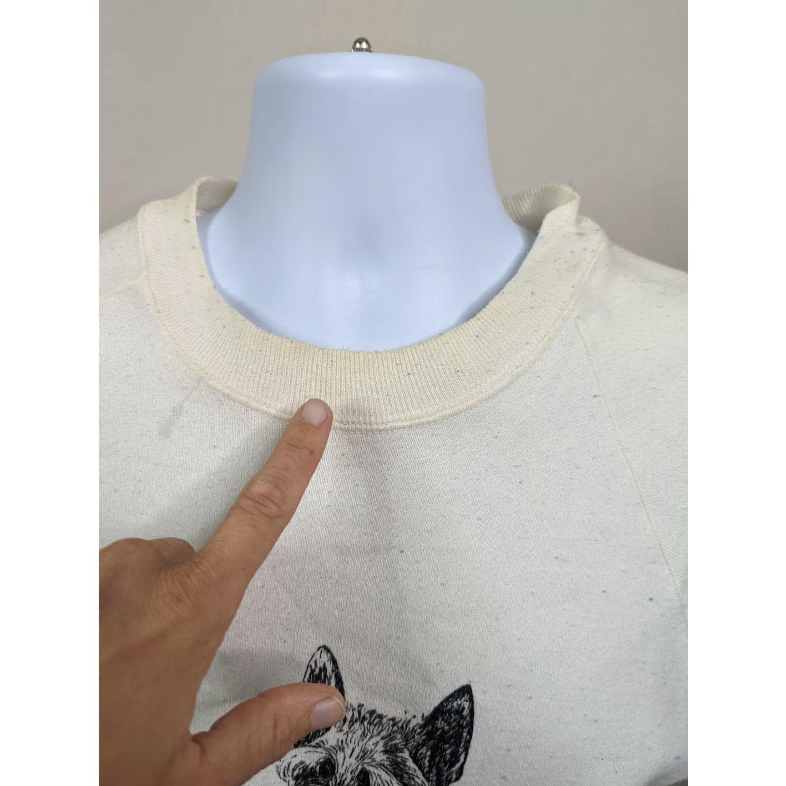 Fruit Of The Loom VINTAGE Raglan Scottish Terrier Crewneck Sweatshirt Mens Size M White Nens Vtg Size US M / EU 48-50 / 2 - 5 Thumbnail