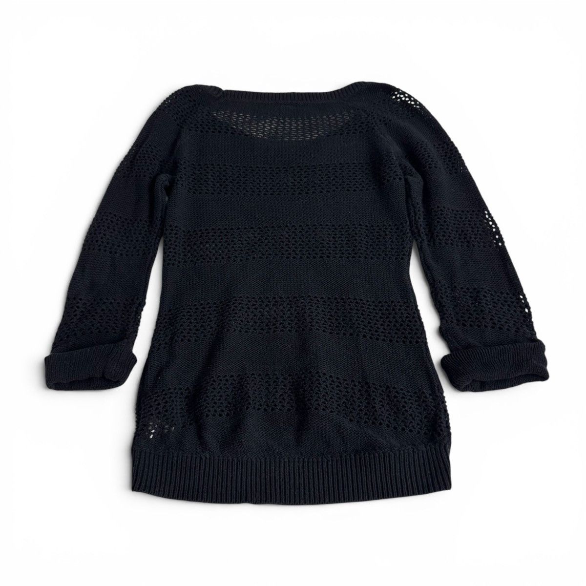 Other Vintage is 2 Black Striped Knit Sweater Size S / US 4 / IT 40 - 7 Thumbnail