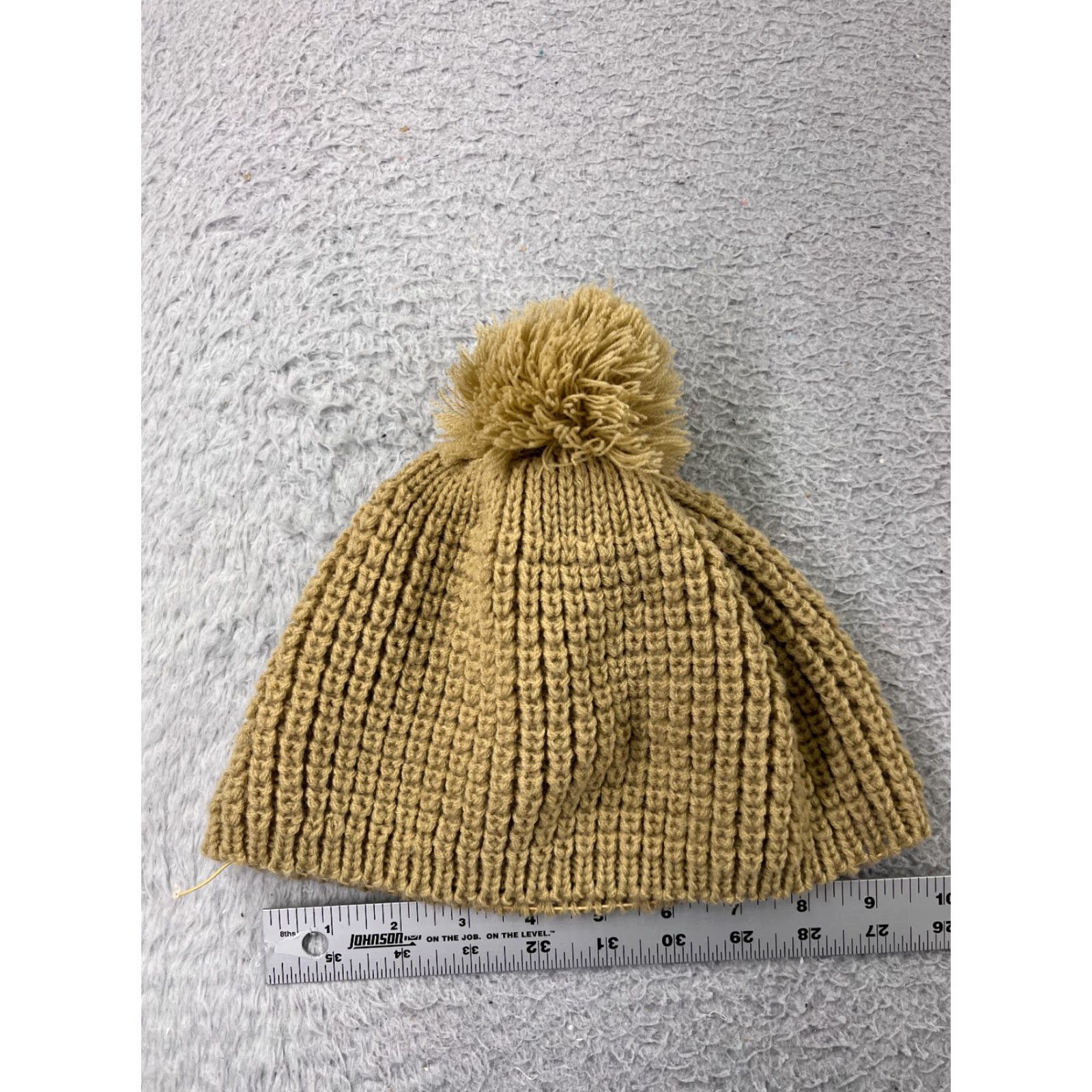 Vintage Betmar Beanie Hats One Size Beige Knit 100% Acrylic Wool-Blend Ski Toque Womens II Size ONE SIZE - 2 Thumbnail