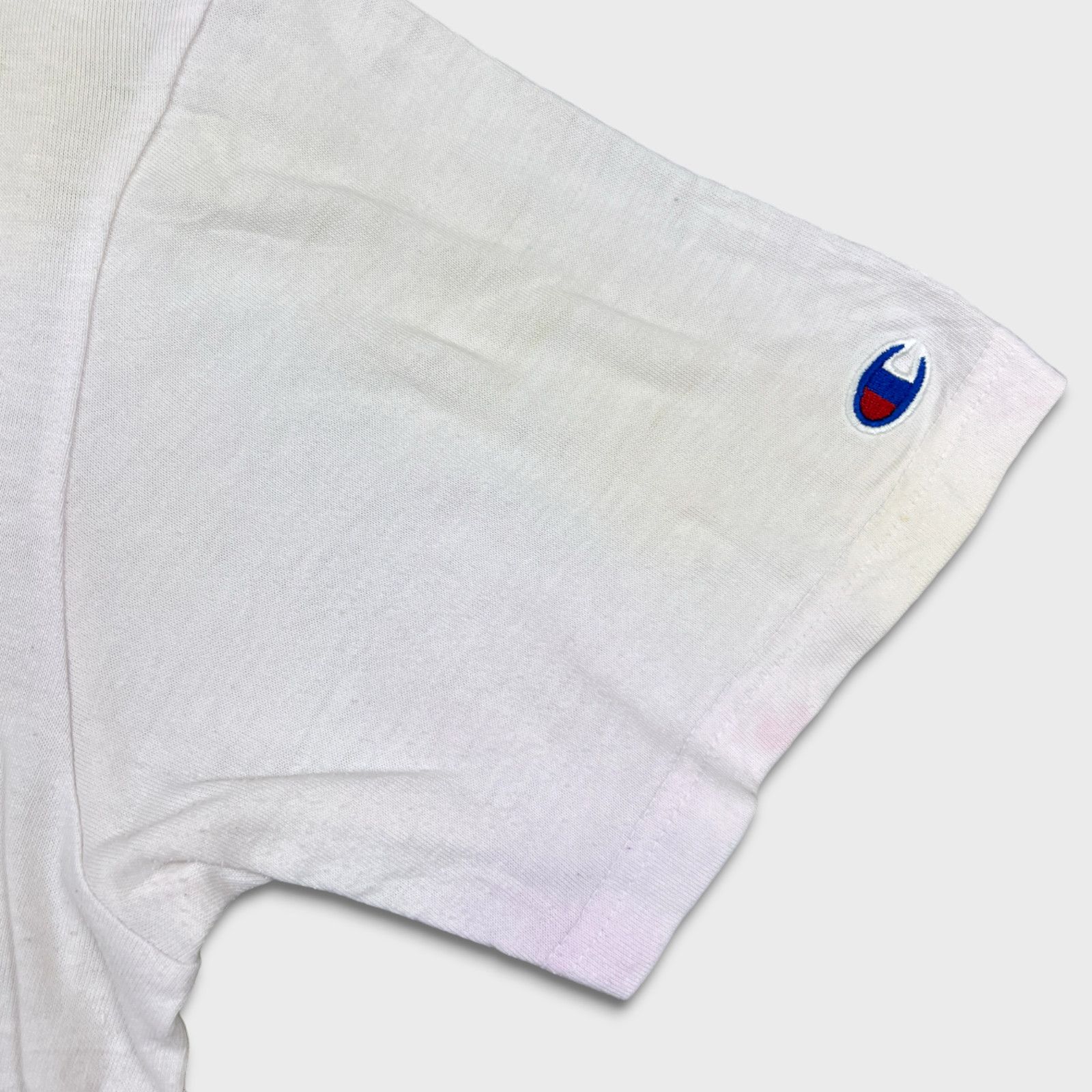 Champion × Vintage VTG 90s Champion T Shirt Athletics Script Short Sleeve Tee Size US XL / EU 56 / 4 - 7 Thumbnail