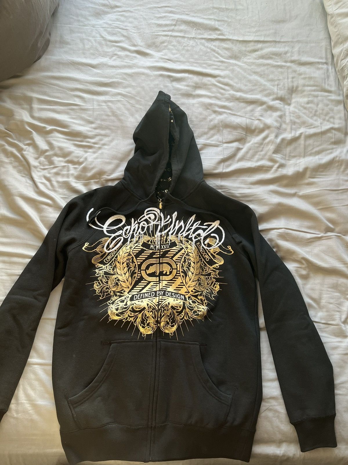 Marc Ecko Ecko Unltd REVERSIBLE ZIP UP HOODIE Size US M / EU 48-50 / 2 - 1 Thumbnail