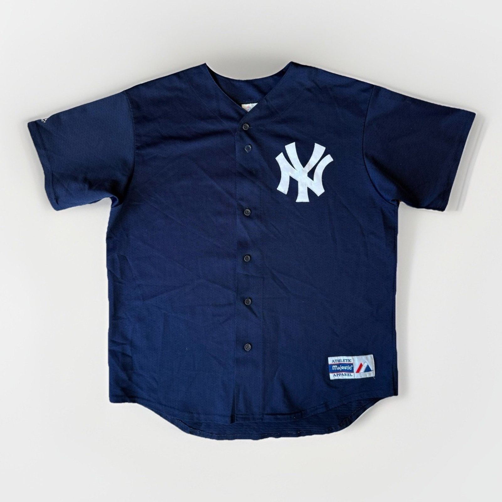 Majestic Vintage New York Yankees Jersey XL Navy 90s Majestic MLB Size US XL / EU 56 / 4 - 1 Thumbnail
