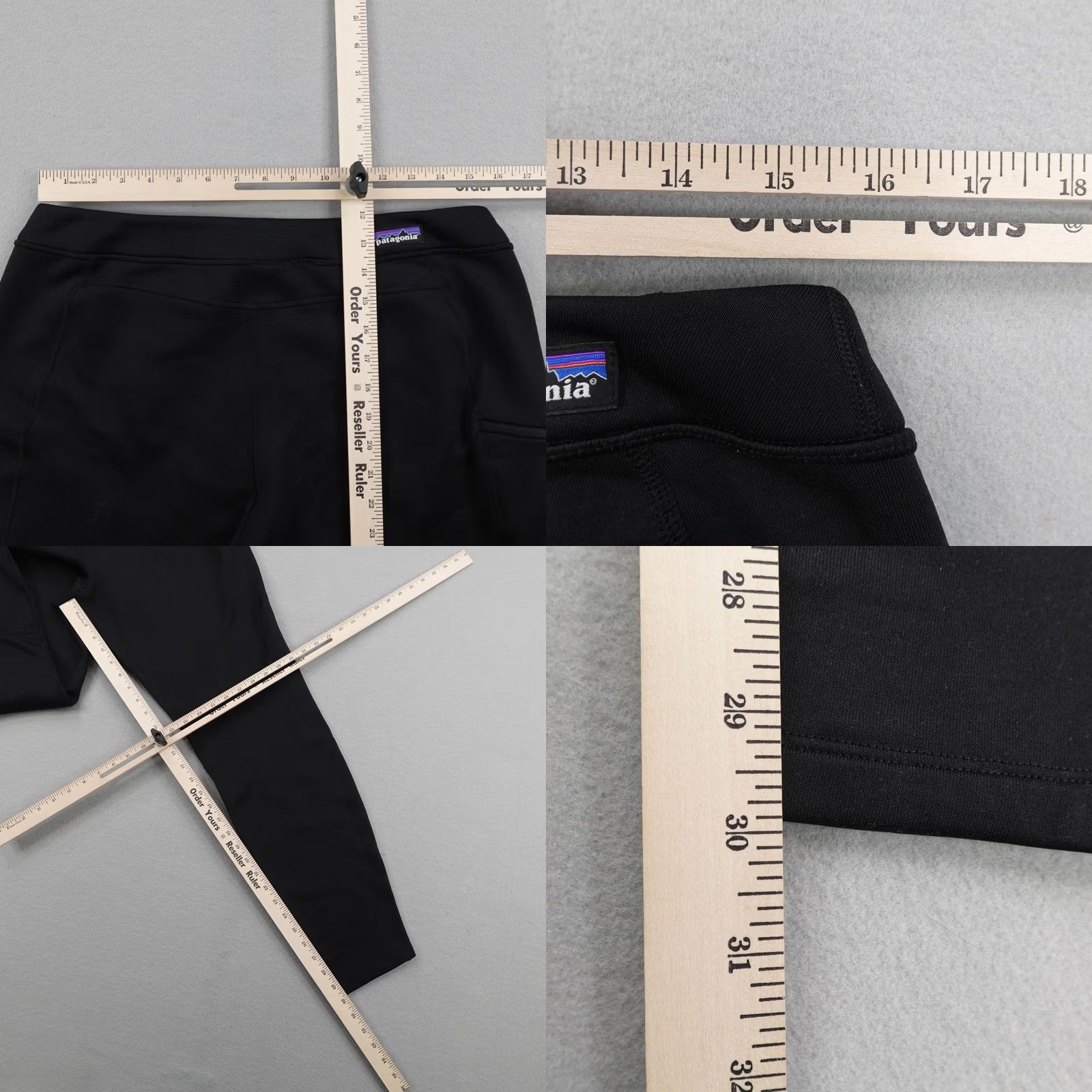 Patagonia Patagonia Mens Large Black Crosstrek Fleece Jogger Pants Sweats Polartec Bottoms Size US 33 - 8 Thumbnail