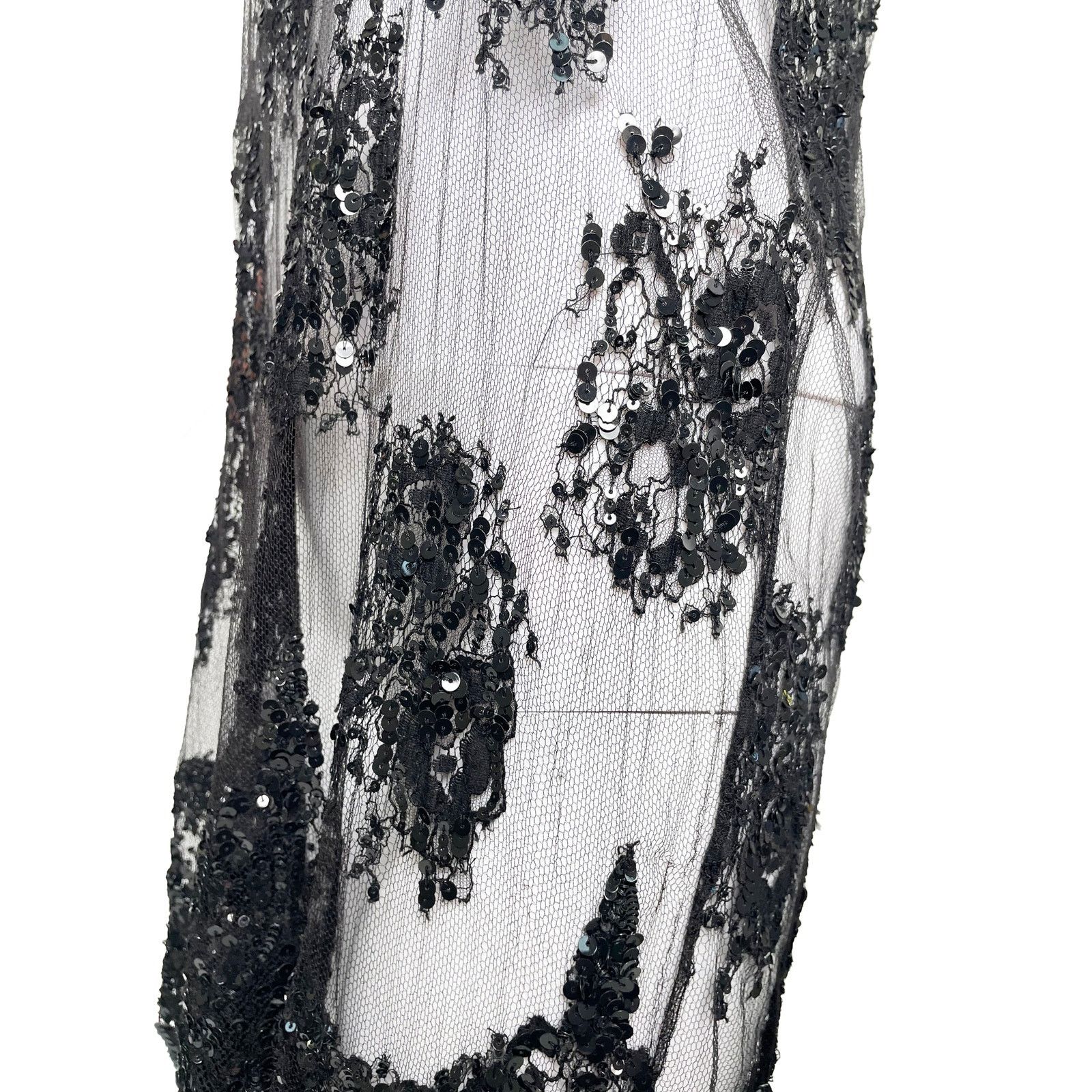 Collette Dinnigan Black Sequin Dress Size S / US 4 / IT 40 - 7 Thumbnail