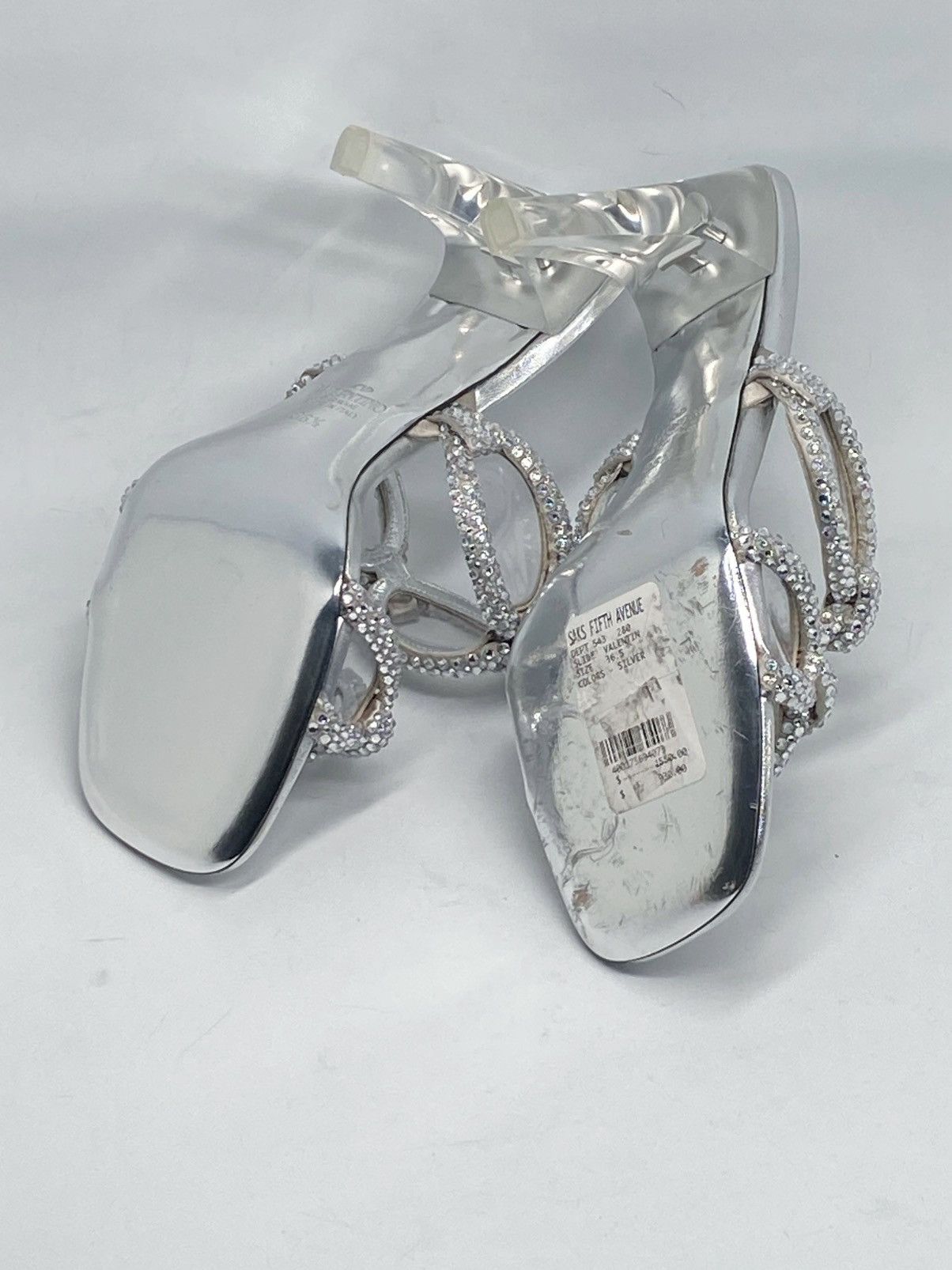 Valentino Valentino Garavani Chain embellished heel sandals size 36.5 Size US 6.5 / IT 36.5 - 14 Thumbnail
