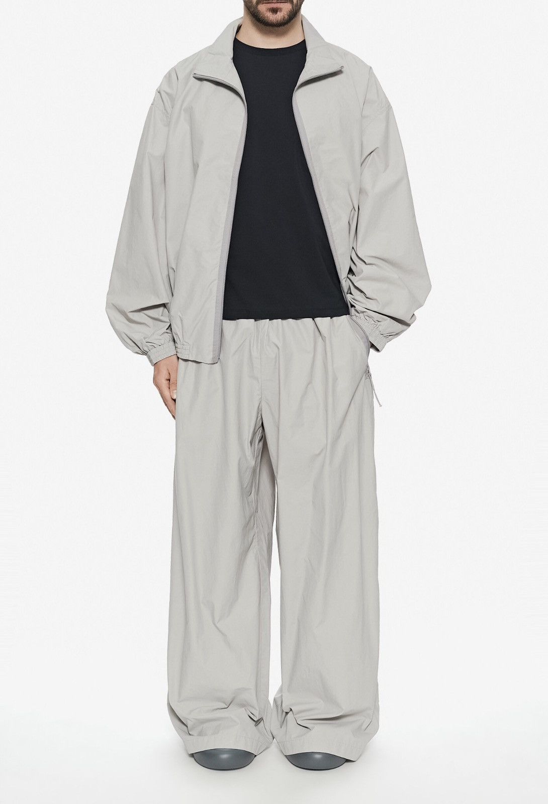Acne Studios Acne Studios Pubbero Wide-Leg Cotton & Nylon Pants Size US 32 / EU 48 - 4 Thumbnail