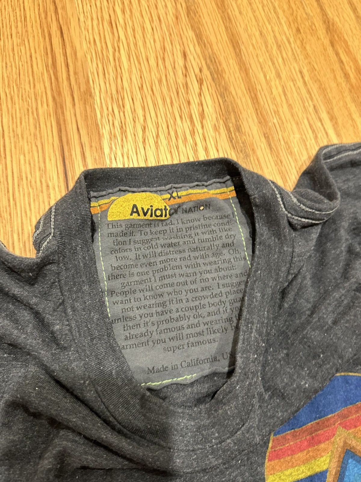 Aviator Nation Aviator Nation Graphic T Tshirt Shirt Single Stitch Logo Size US XL / EU 56 / 4 - 8 Thumbnail