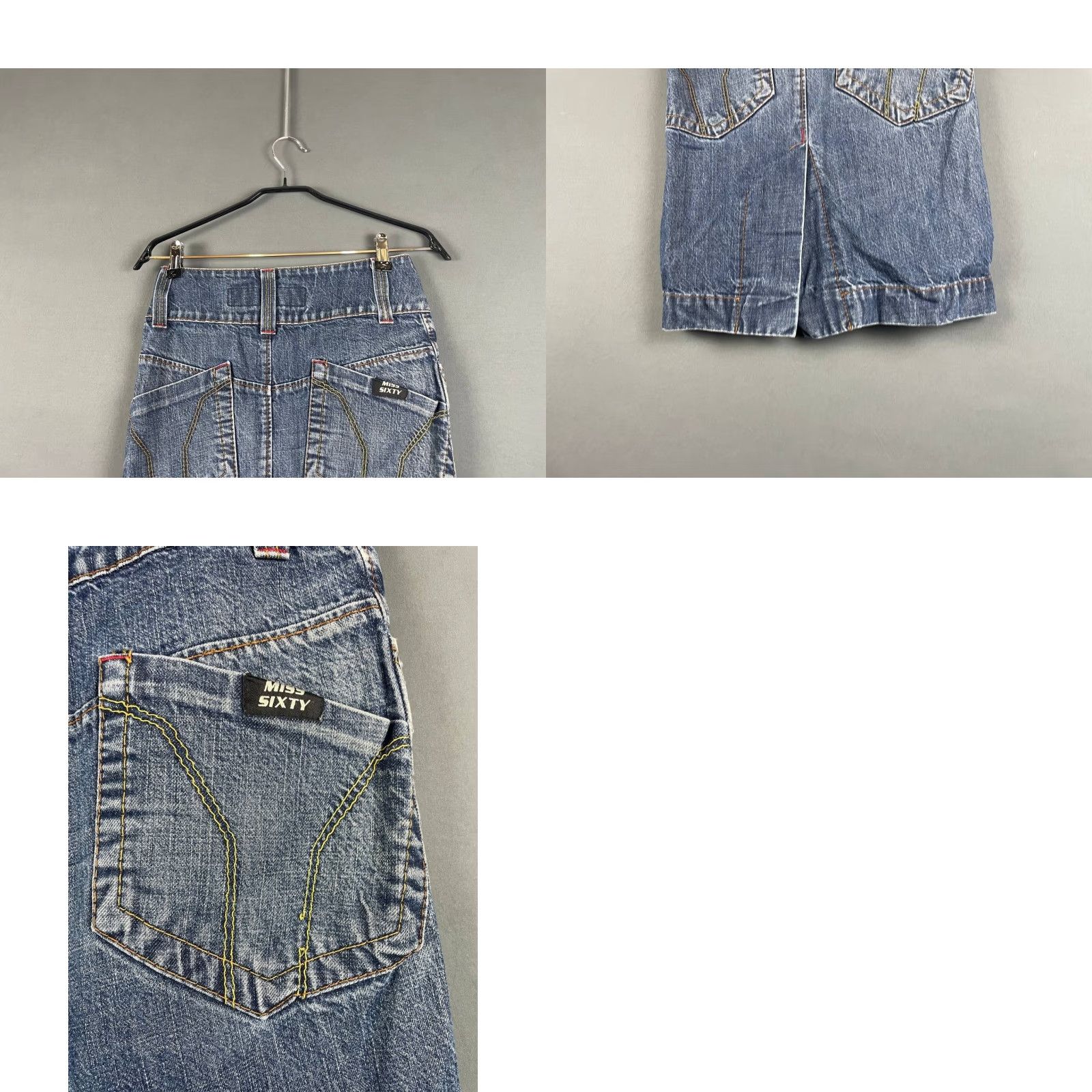 Miss Sixty Miss Sixty Womens Jeans Skirt Midi Blue Cotton Zipper Size S Casual Dressy Midi Skirt Womens Size 28" / US 6 / IT 42 - 8 Thumbnail