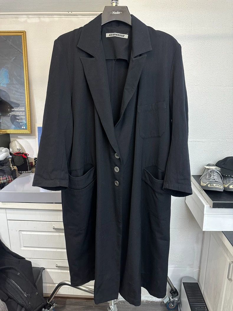 Yohji Yamamoto yohji yamamoto size os Pure metal silver buckle coat 2502- Size US M / EU 48-50 / 2 - 1 Thumbnail