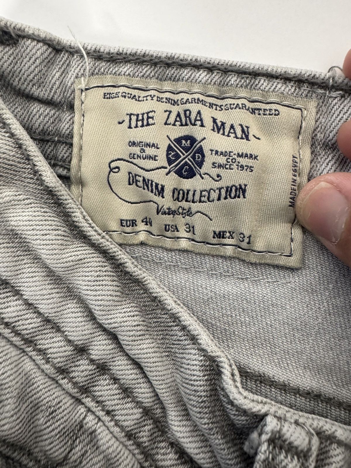Vintage The Zara Man Denim Collection Size US 31 - 2 Thumbnail