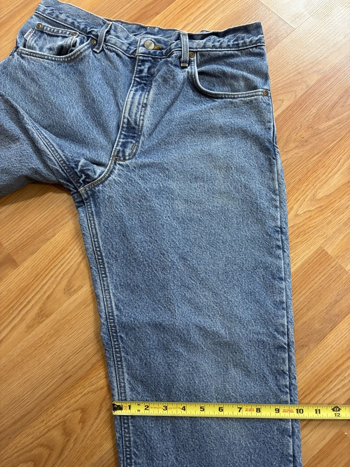 Carhartt 34x30 - Vintage Carhartt Flannel Lined Denim Jeans B21-DST Size US 34 / EU 50 - 10 Thumbnail