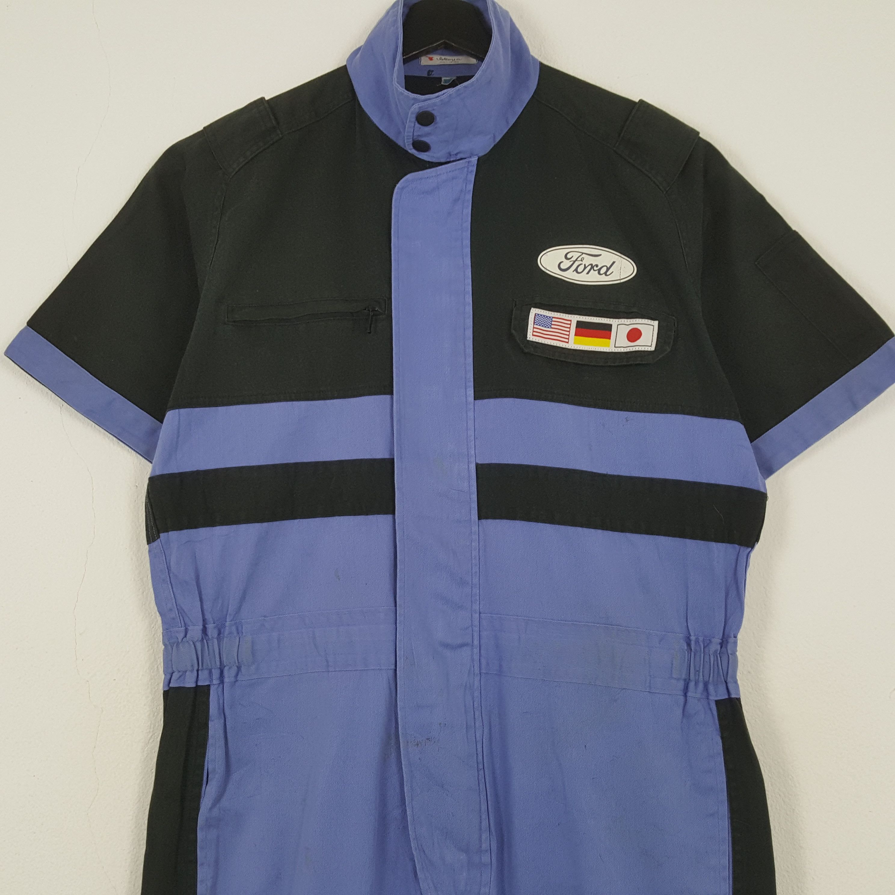Vintage Ford Customer Service Workwear Coverall Jacket RR9 Size US L / EU 52-54 / 3 - 5 Thumbnail