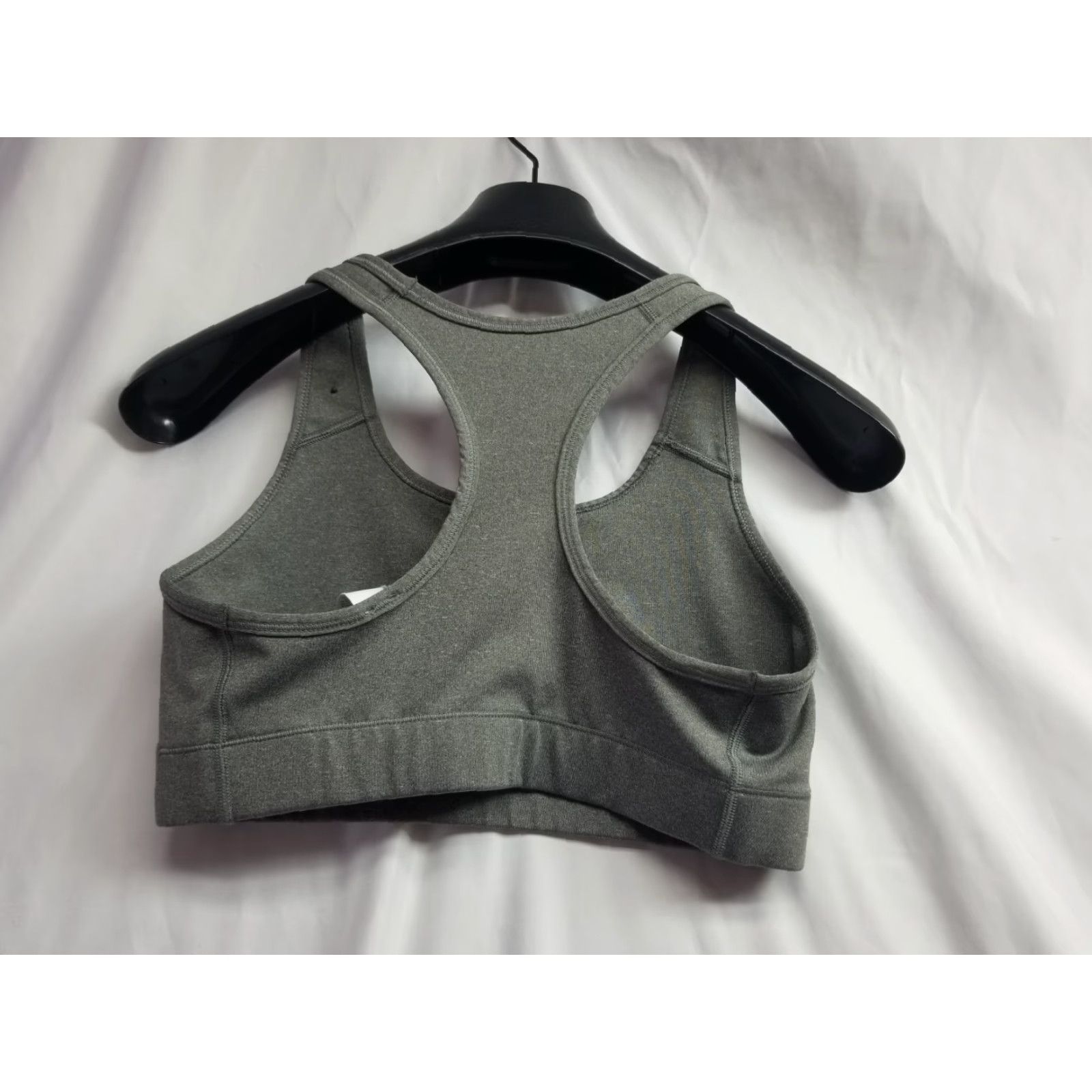 Nike Nike Pro Sports Bra Womens M Gray Wireless Medium Support Yoga Athletic Size ONE SIZE - 2 Thumbnail