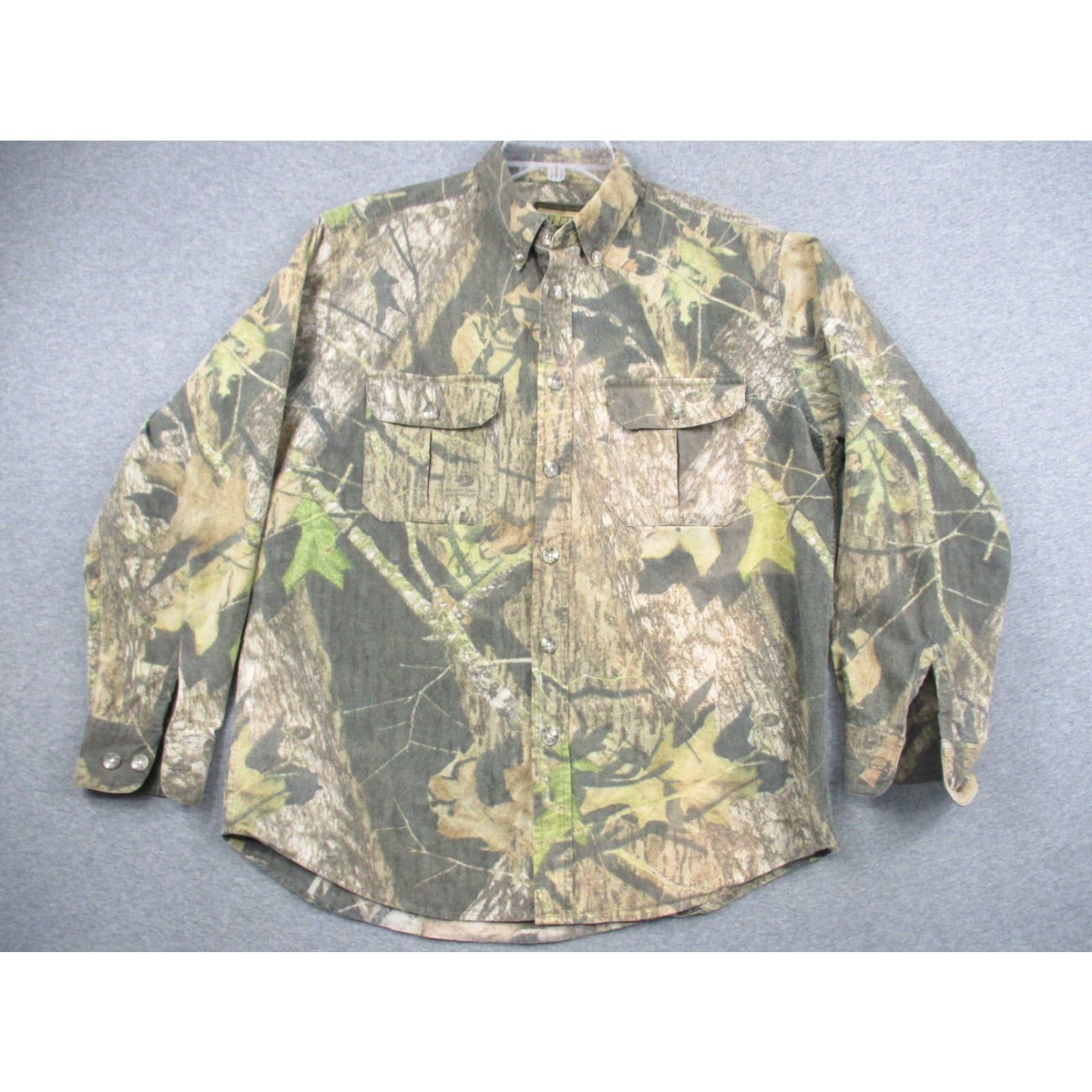SafTbak VINTAGE SafTbak Saftbak Trebark Camo Shirt Hunting Jacket Men Large Long Sleeve USA Made Size US L / EU 52-54 / 3 - 2 Thumbnail