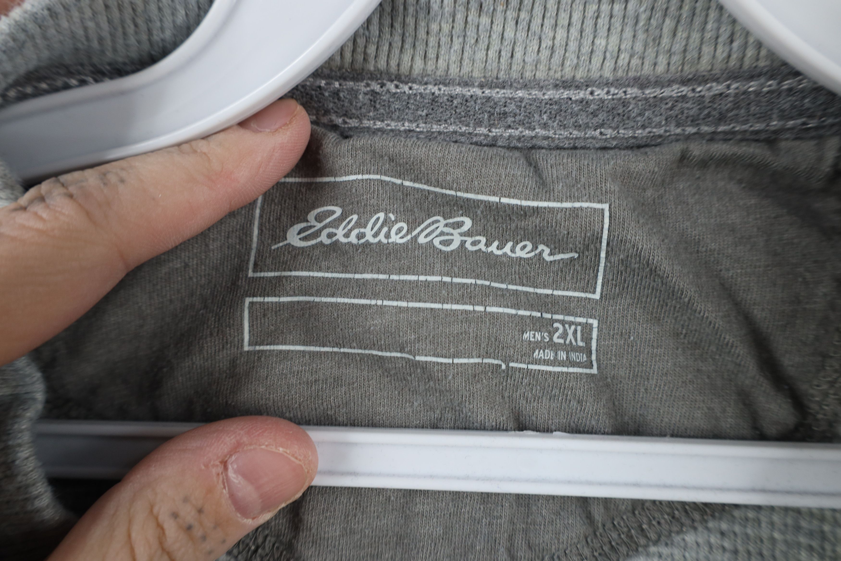 Eddie Bauer × Vintage Vintage Y2K Eddie Bauer Knit Long Sleeve Henley T-Shirt Size US XXL / EU 58 / 5 - 8 Thumbnail