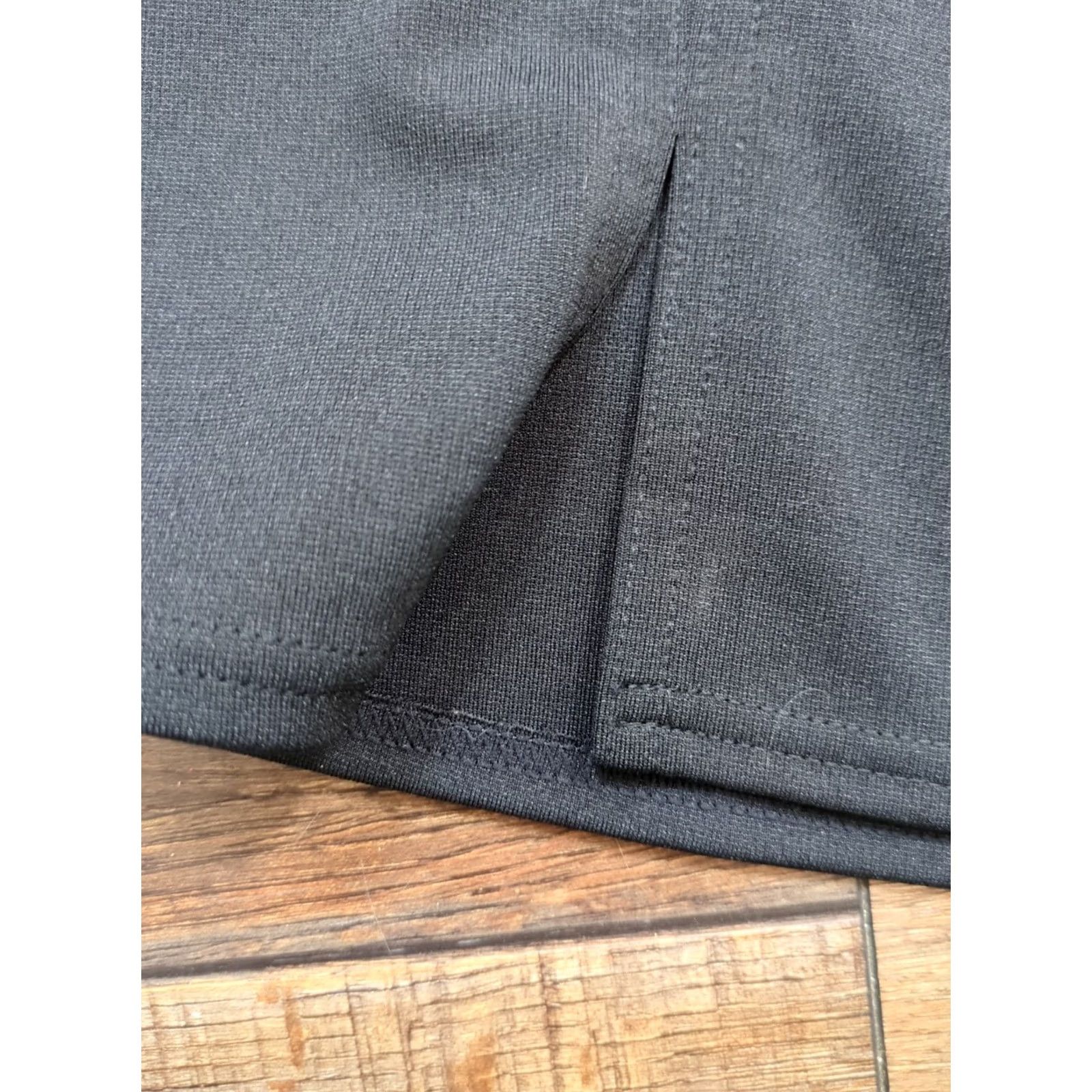 Vintage Fiorlini International Pencil Straight Skirt Women Small Black Pull On Slit KS Knee Length Regular Vintage: No, 29 Size 28" / US 6 / IT 42 - 2 Thumbnail