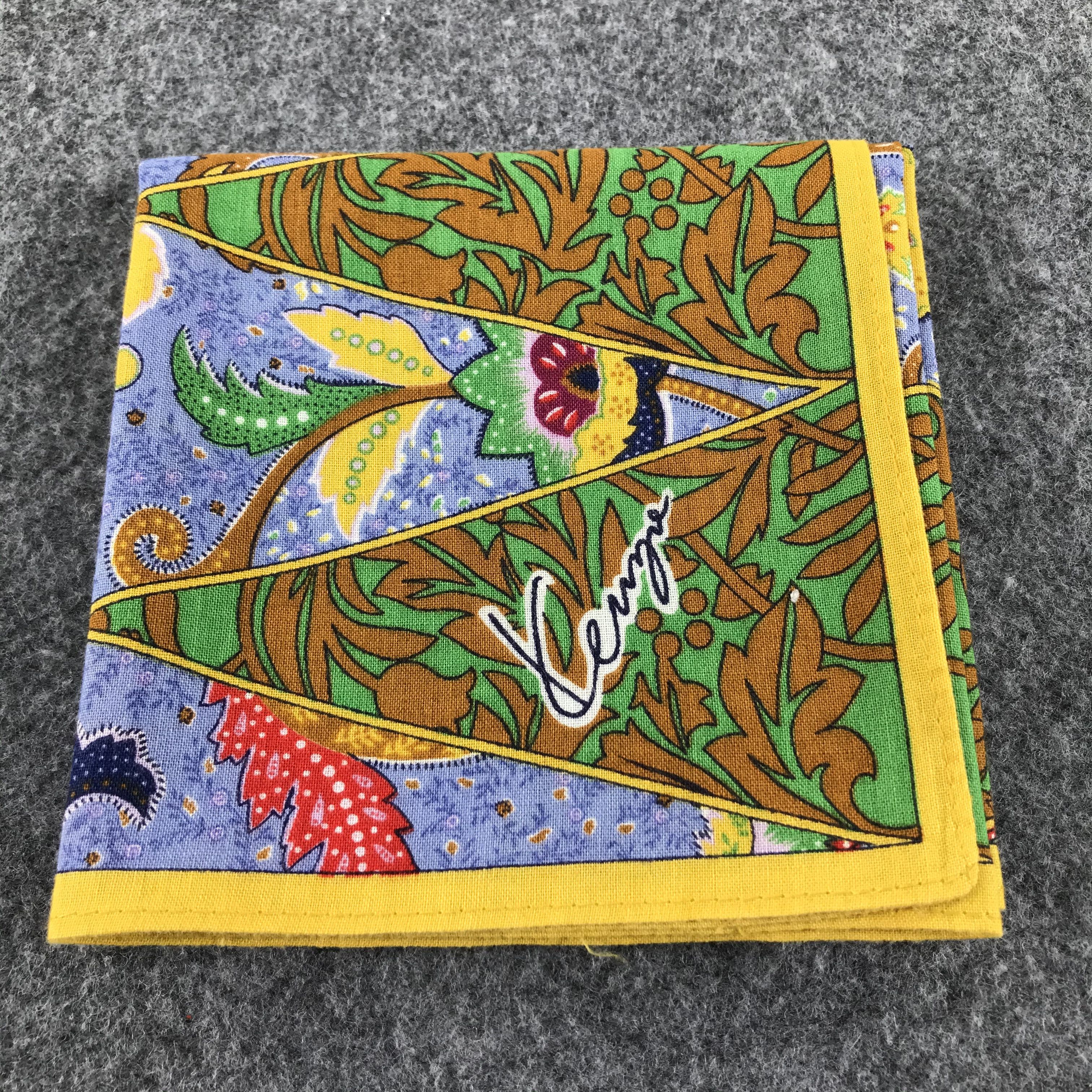 Kenzo Kenzo Batik Design Handkerchief Neckerchief H311 Size ONE SIZE - 6 Thumbnail