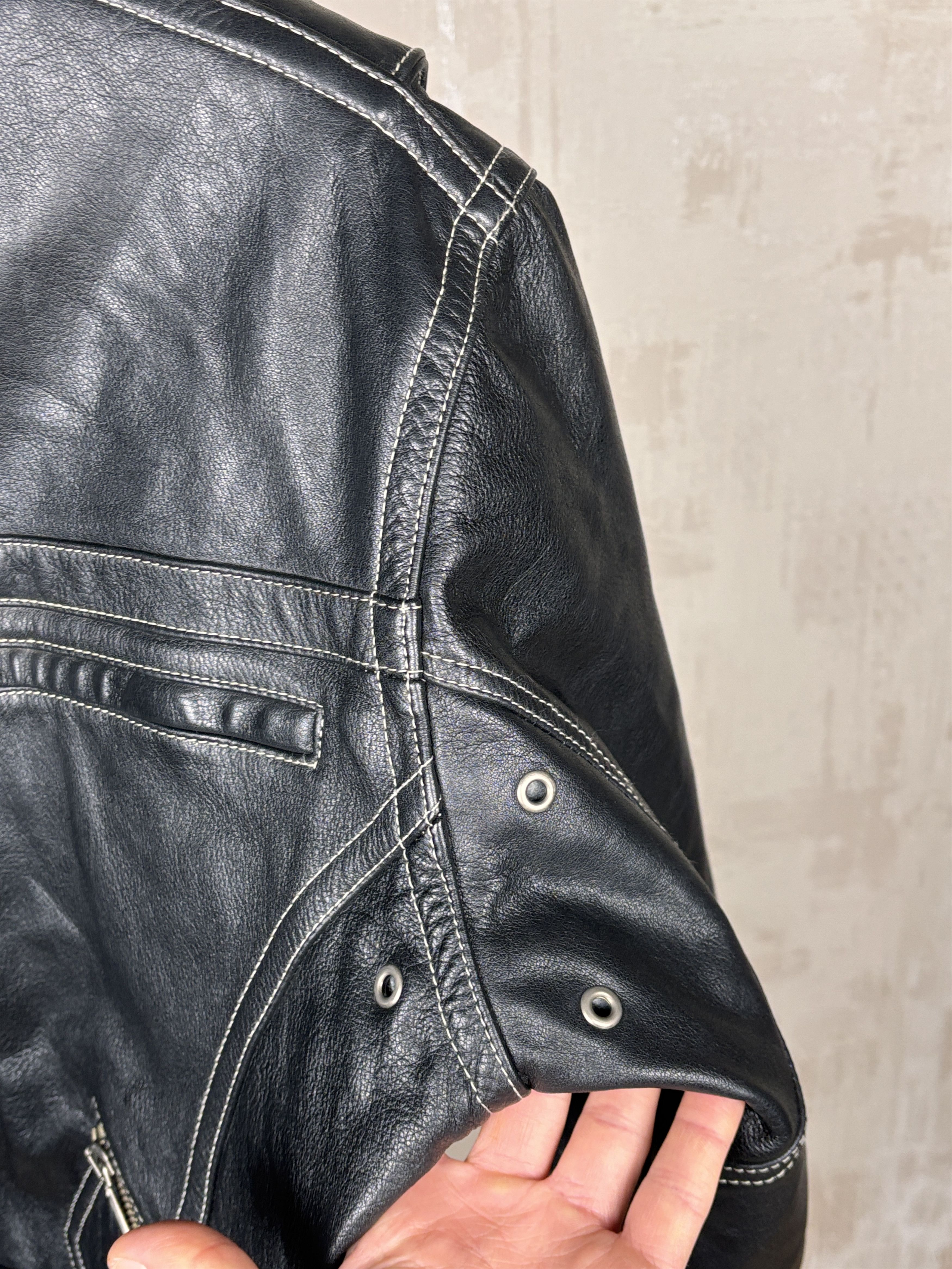 Hein Gericke × Indian Motorcycle × Vintage Hein Gericke Speedware Leather Jacket Motorcycle MotorBike Size US M / EU 48-50 / 2 - 11 Thumbnail