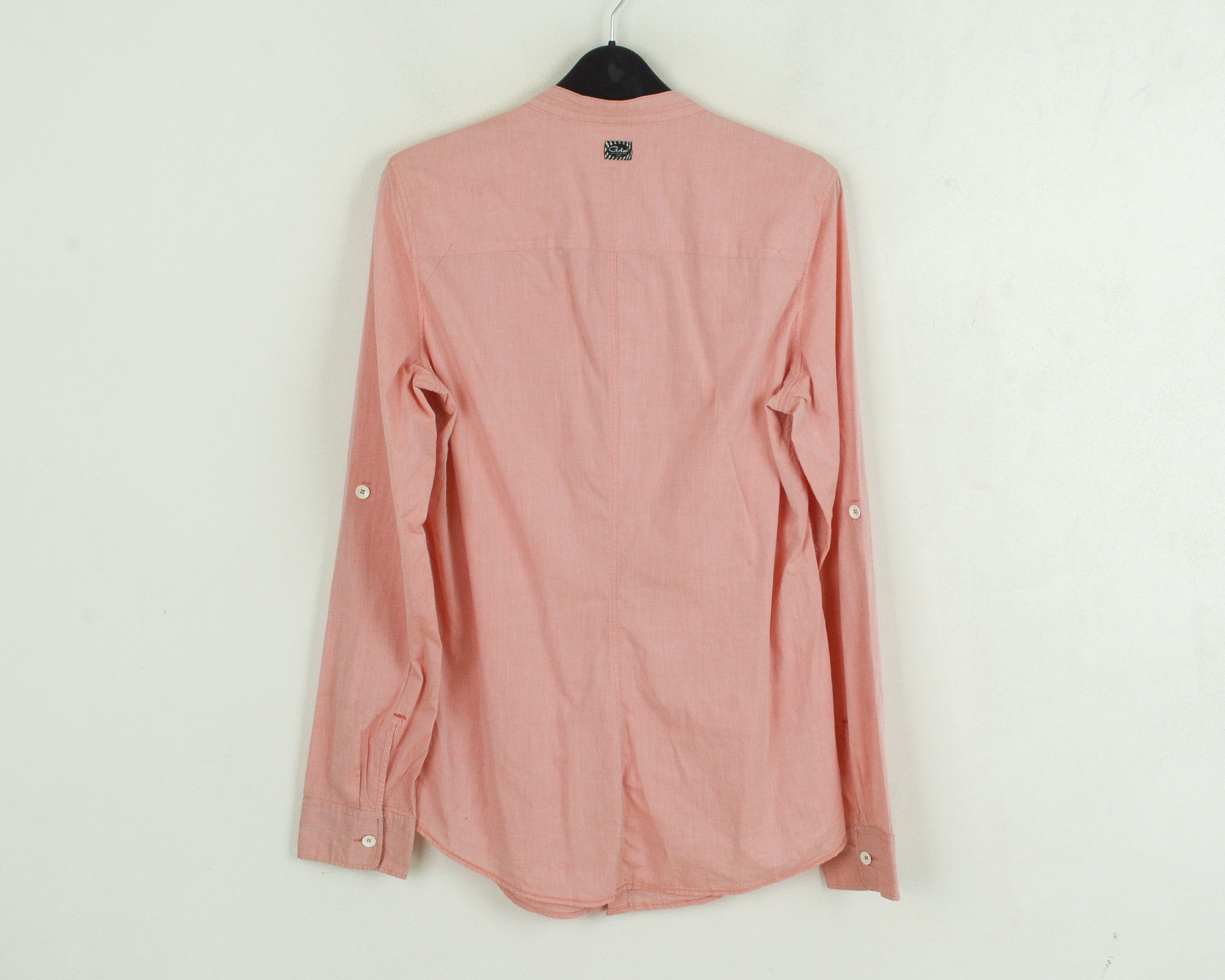 G-Star Straight Peach Shirt Mandarin Neck Women's M Long Sleeve Top Size M / US 6-8 / IT 42-44 - 4 Thumbnail