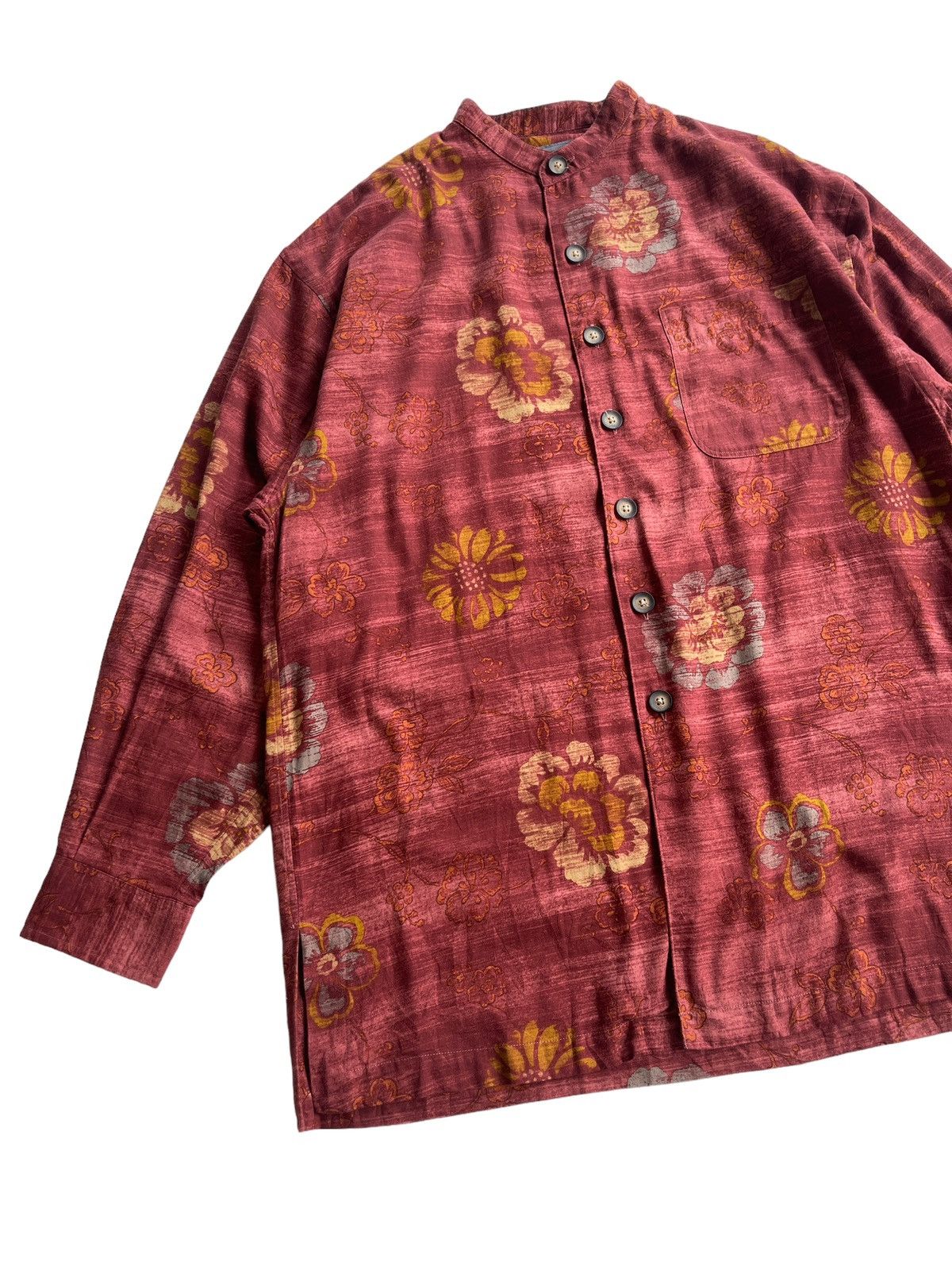 Kenzo Vintage Kenzo Luxury Fullprint Shirt Size US XL / EU 56 / 4 - 6 Thumbnail