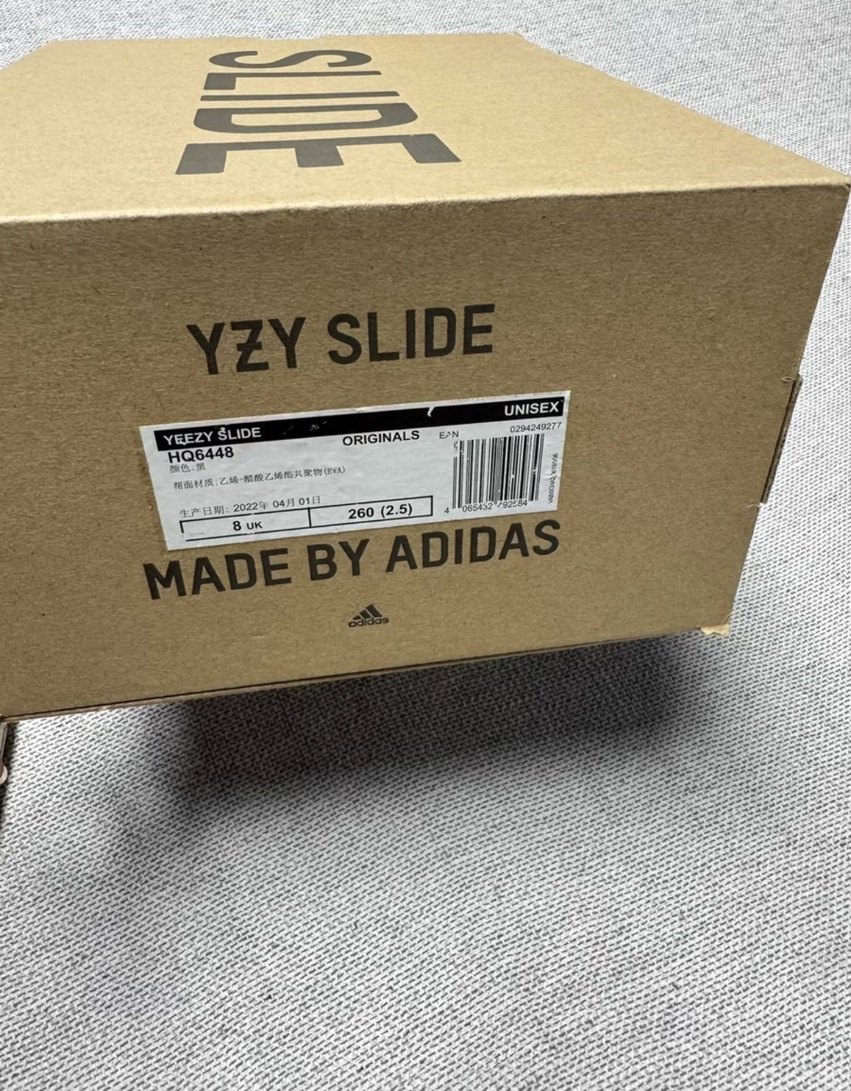 Adidas Adidas Yeezy Slide Onyx HQ6448 K37 Size US 8 / EU 41 - 6 Thumbnail