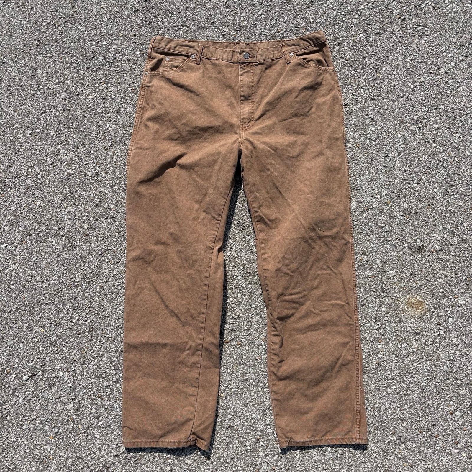 Dickies Baggy vintage brown jeans Size US 36 / EU 52 - 3 Thumbnail