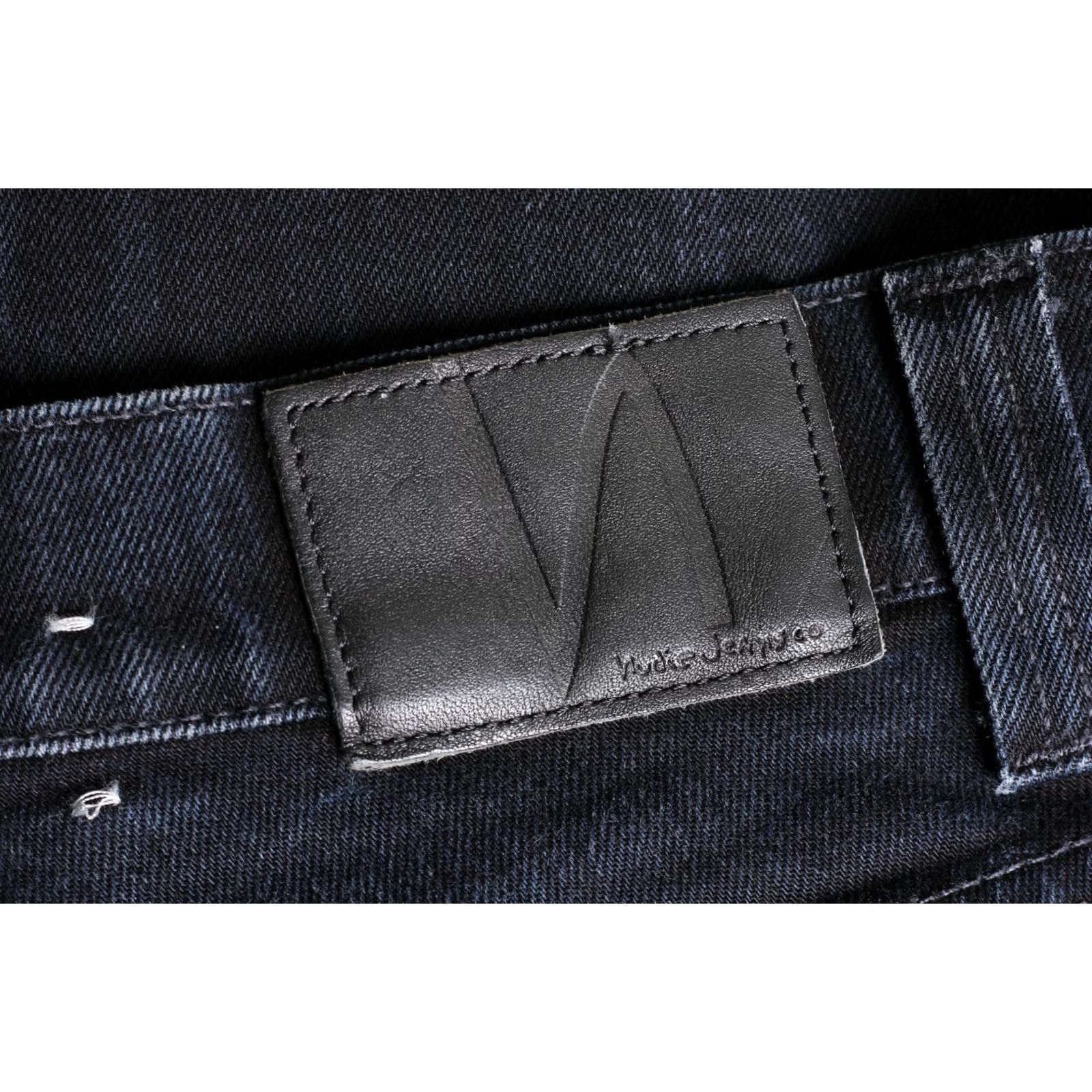 Nudie Jeans NUDIE JEANS GRIM TIM BLACK RING Stretch Jeans Men W30 L30 DZ1874 Size US 30 / EU 46 - 5 Thumbnail