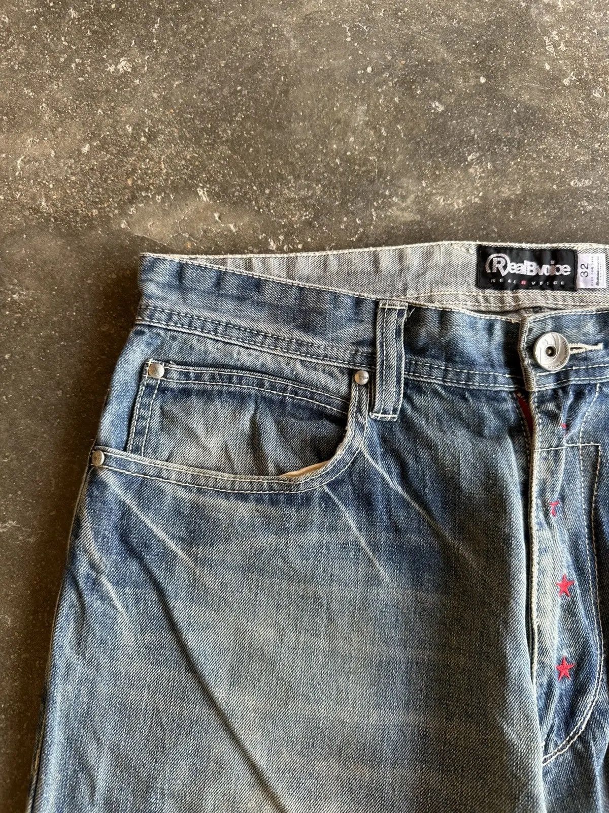 W32 L31 🔥 VINTAGE REAL BVOICE JEANS HIDDEN RIVET DENIM PANTS
