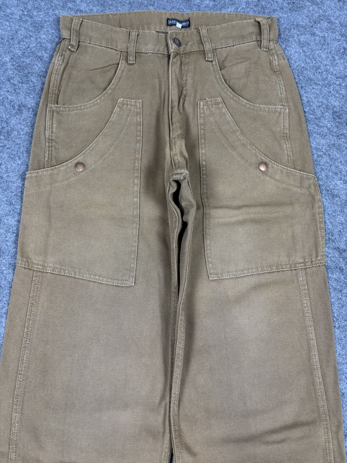 Japanese Brand AMORE PURO Dope Sick Tactical Rare Duck Canvas Pant K98 Size US 28 / EU 44 - 3 Thumbnail