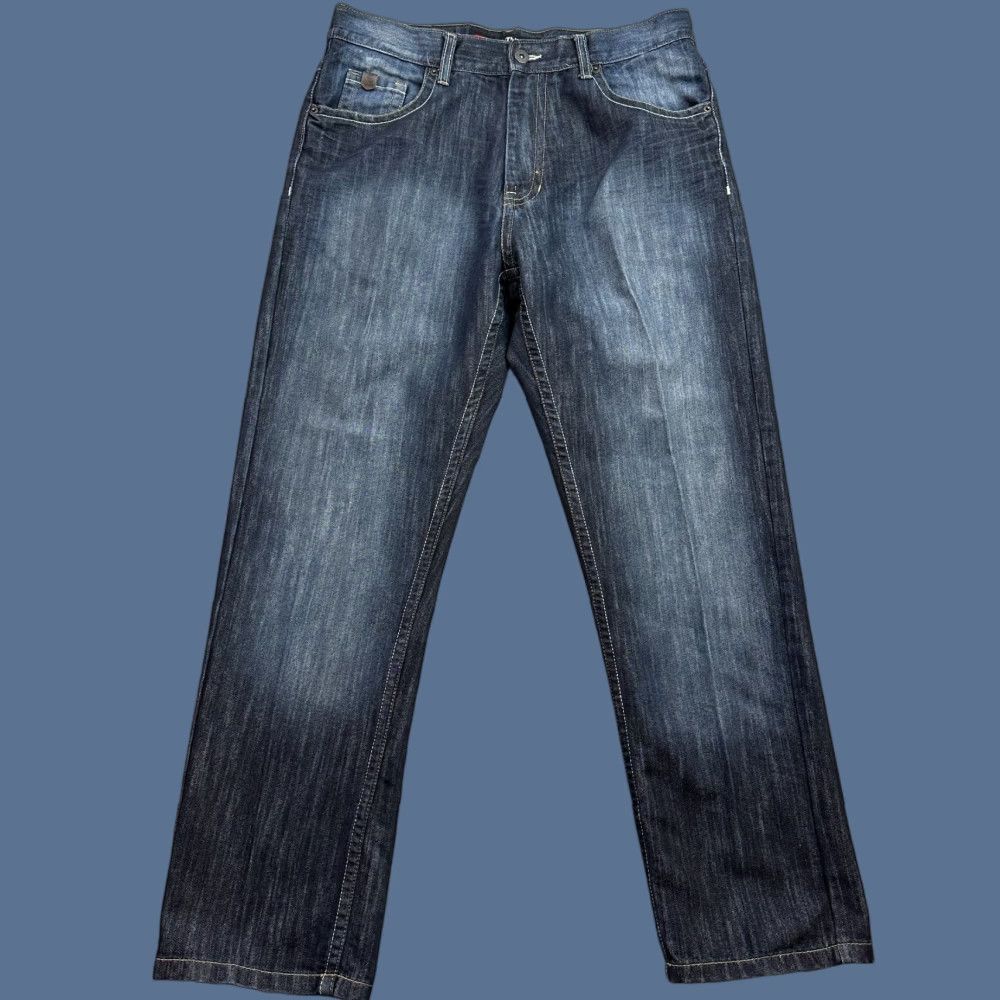 Southpole VINTAGE Southpole Jeans Mens 34x30 Blue Dark Wash Denim Hip Hop Streetwear Y2K 90s Gothic Grunge Logo Pockets Mens Size US 34 / EU 50 - 1 Thumbnail