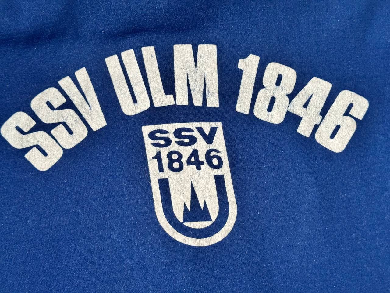 Vintage Vintage rare SSV Ulm 1846 FC soccer zip sweater 80s Size US L / EU 52-54 / 3 - 3 Thumbnail
