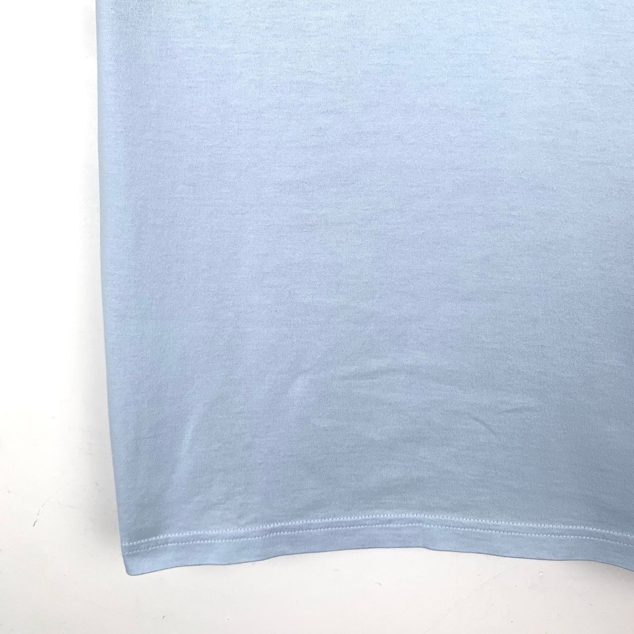 Burberry [Burberry] Lettering Print Round-Neck Blue Cotton Short-Slee Size S / US 4 / IT 40 - 6 Thumbnail