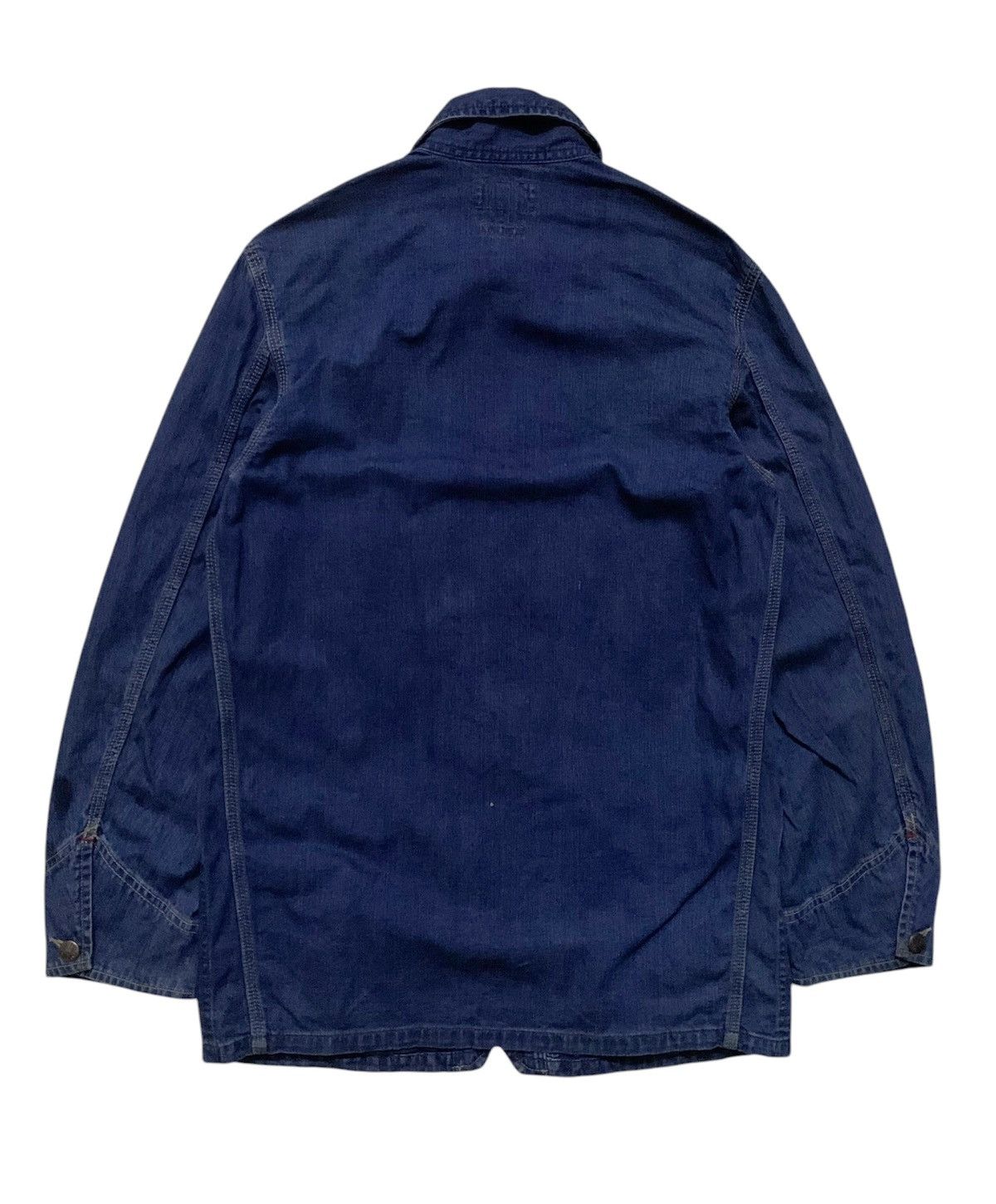 Blue Blue Japan 💥Blue Blue Japan Arigato Indigo Blue Chore Jacket Size US S / EU 44-46 / 1 - 3 Thumbnail