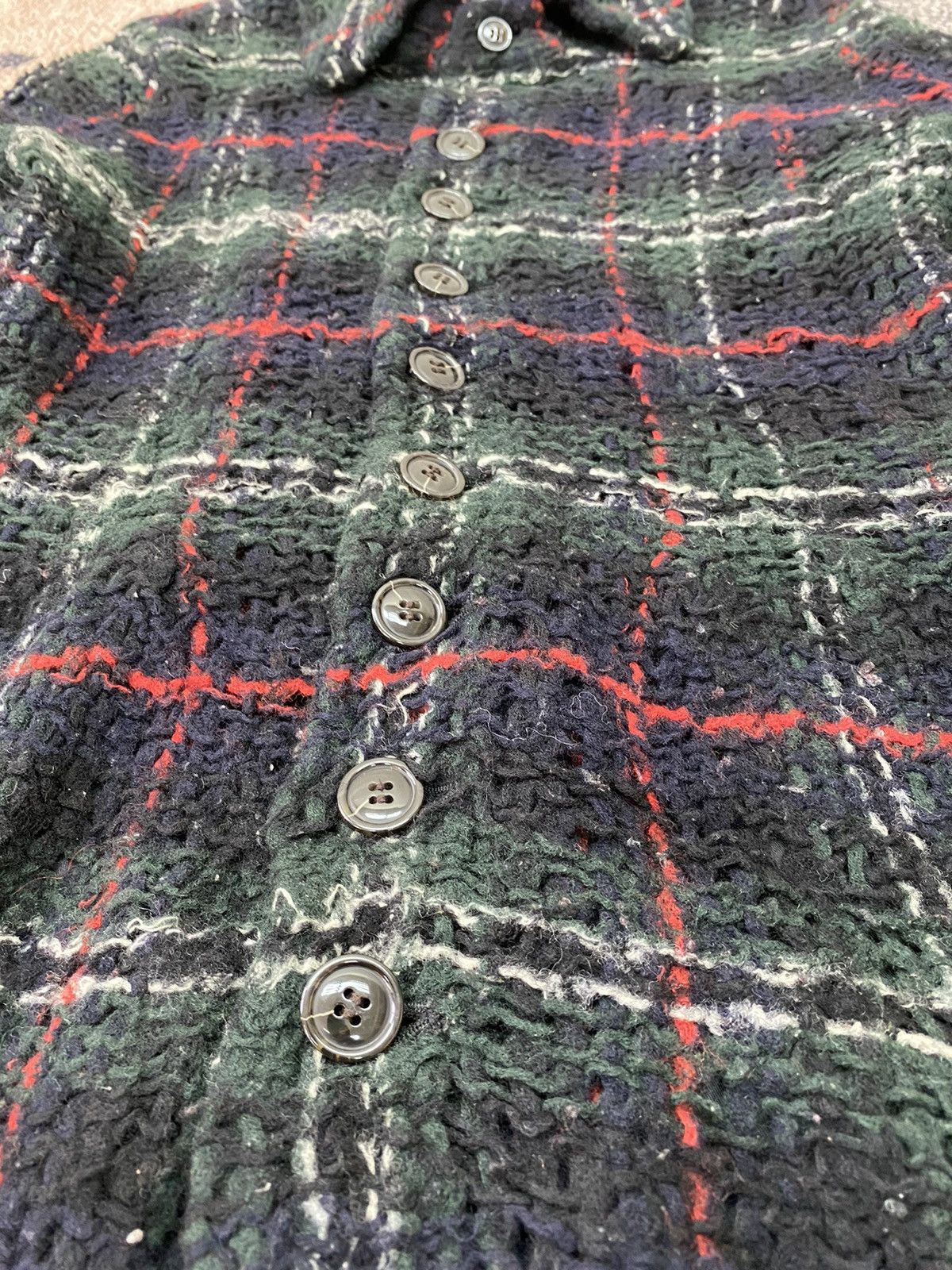 Japanese Brand × Sunao Kuwahara × Vintage Vtg sunaokuwahara Knitted Gothic Jacket Size M / US 6-8 / IT 42-44 - 6 Thumbnail