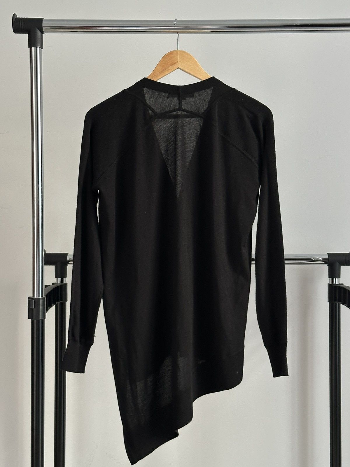 Alexander Wang Alexander Wang Black Wool Cardigan Avant Garde Sweater Size S / US 4 / IT 40 - 5 Thumbnail