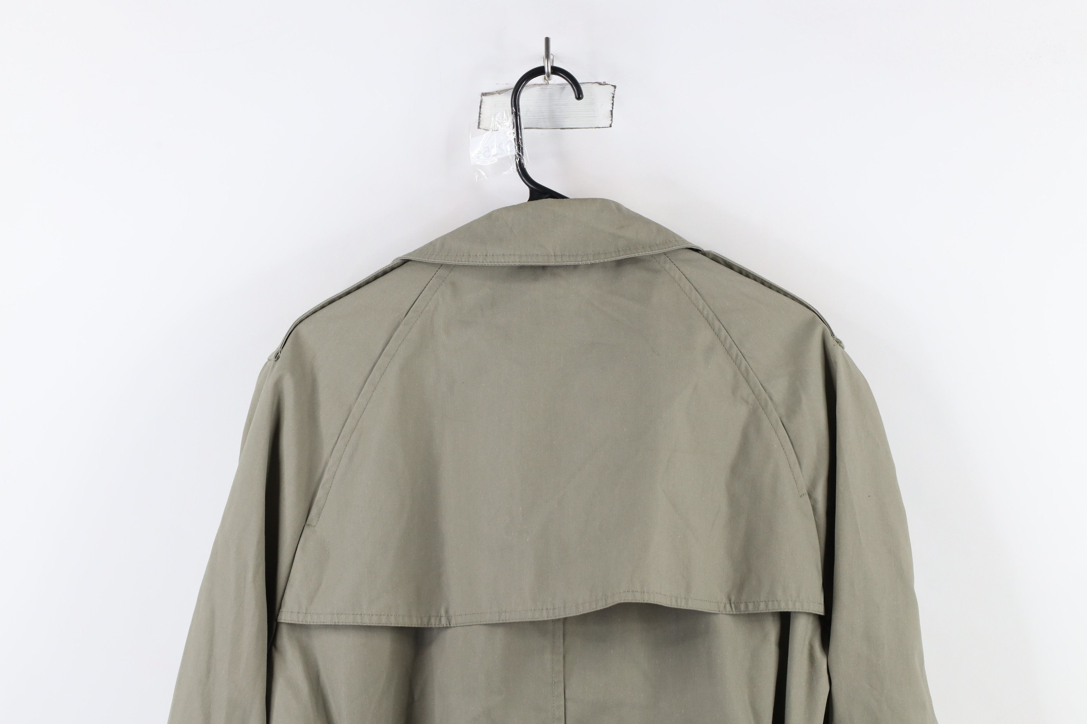 Vintage Vintage 90s Military Trench Coat Rain Jacket Pewter USA Size US L / EU 52-54 / 3 - 14 Thumbnail