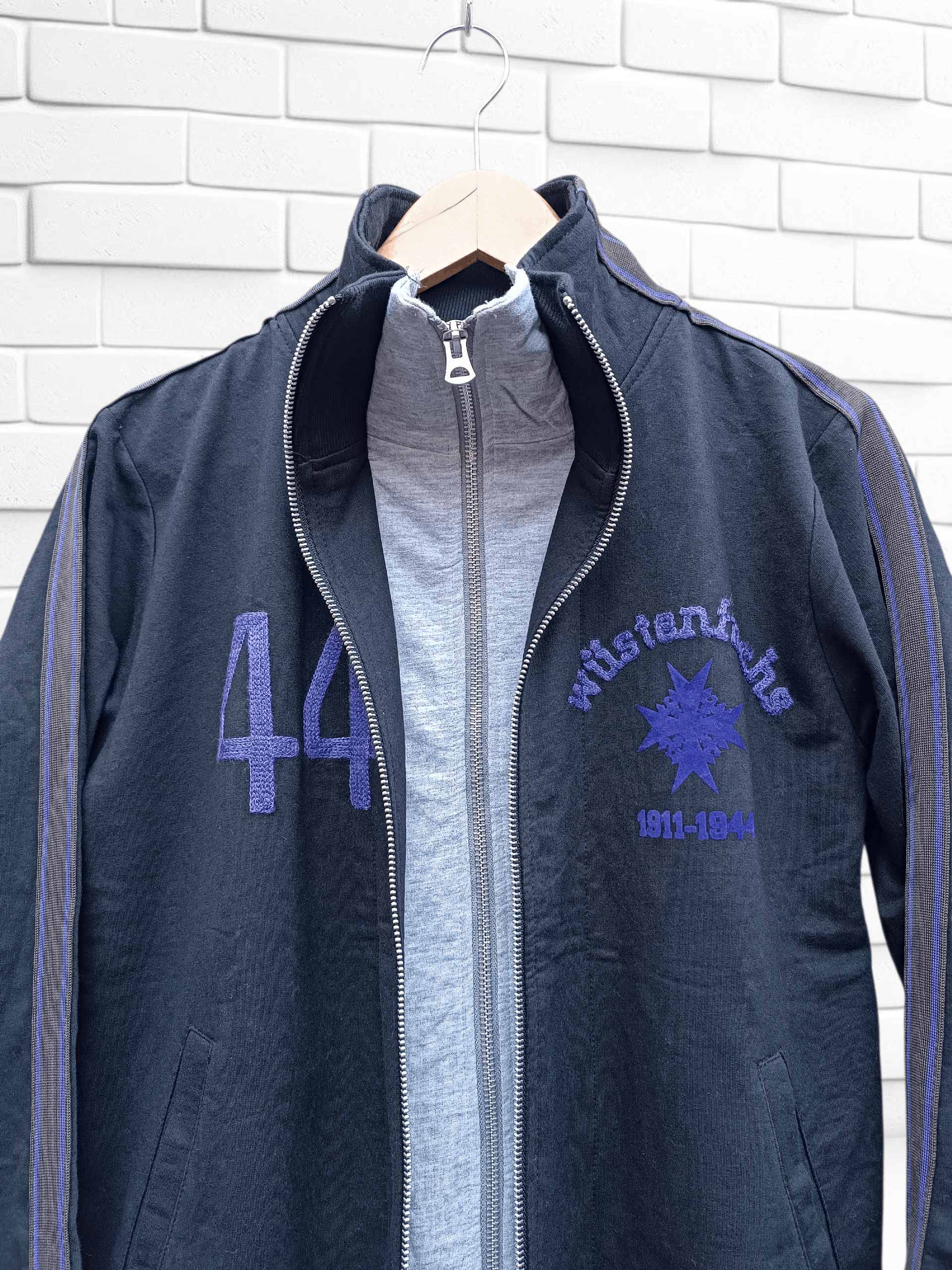 PPFM PPFM Double Layer Track Top Sweater Jacket Size US M / EU 48-50 / 2 - 3 Thumbnail