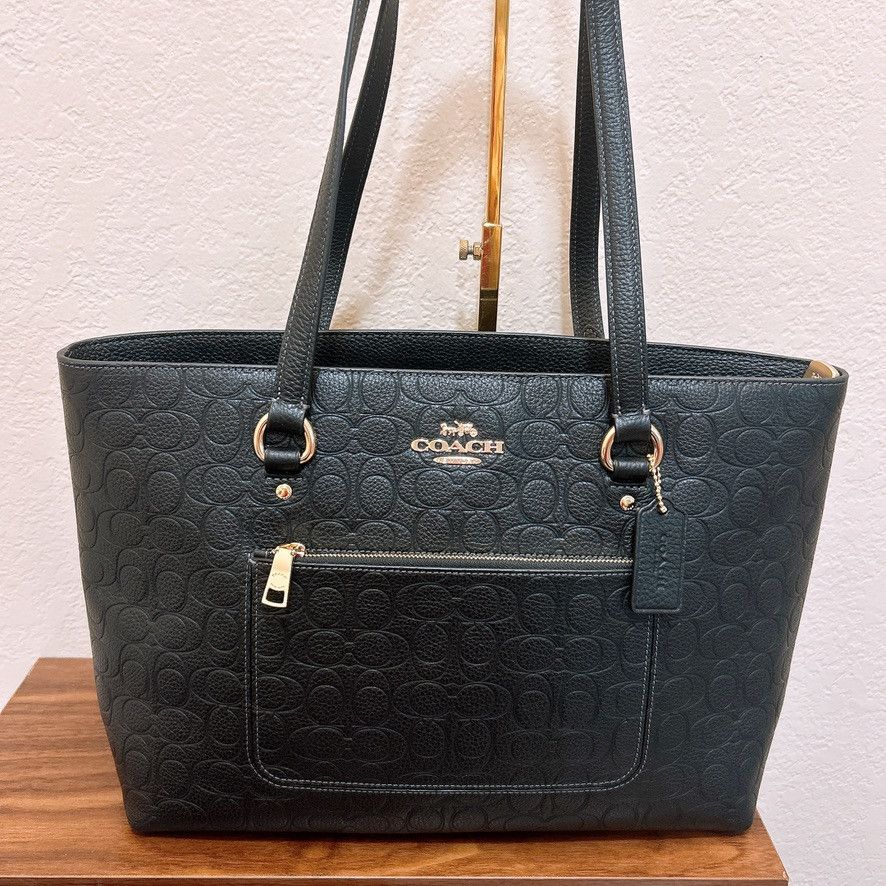 Coach Station Tote Bag In Signature Leather CDL99 Size ONE SIZE - 9 Thumbnail
