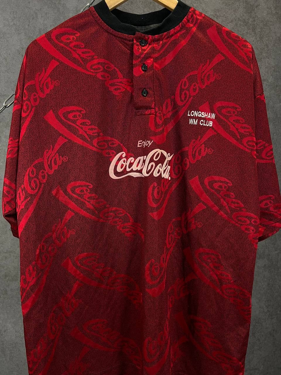 Coca Cola × Vintage Coca Cola vintage monogram soccer jersey Size US XL / EU 56 / 4 - 3 Thumbnail