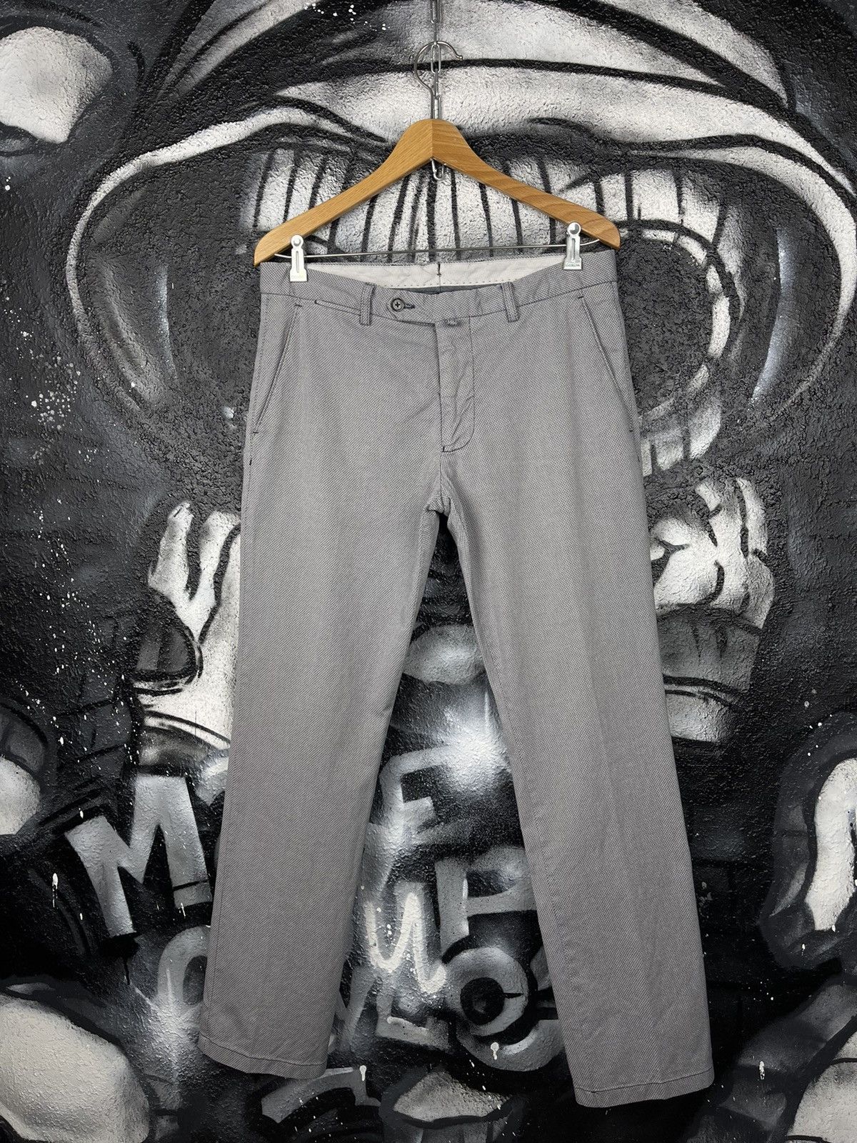 Boggi Boggi Milano Grey Chino Luxury Pants Men’s Size 48 Size US 32 / EU 48 - 2 Thumbnail