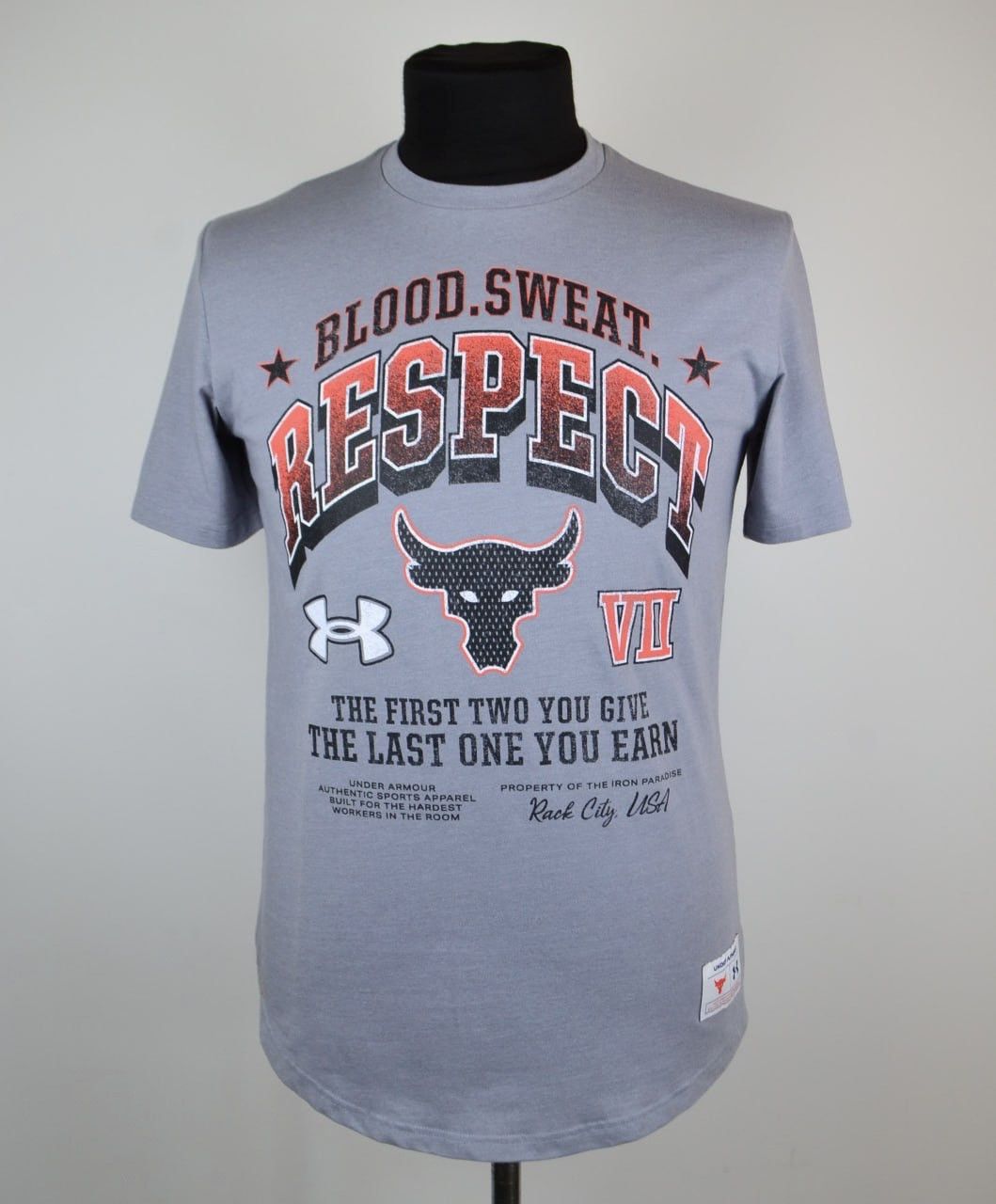 Under Armour Under Armour Project Rock Brahma Blood Sweat RespectT-shirt Size US M / EU 48-50 / 2 - 1 Thumbnail