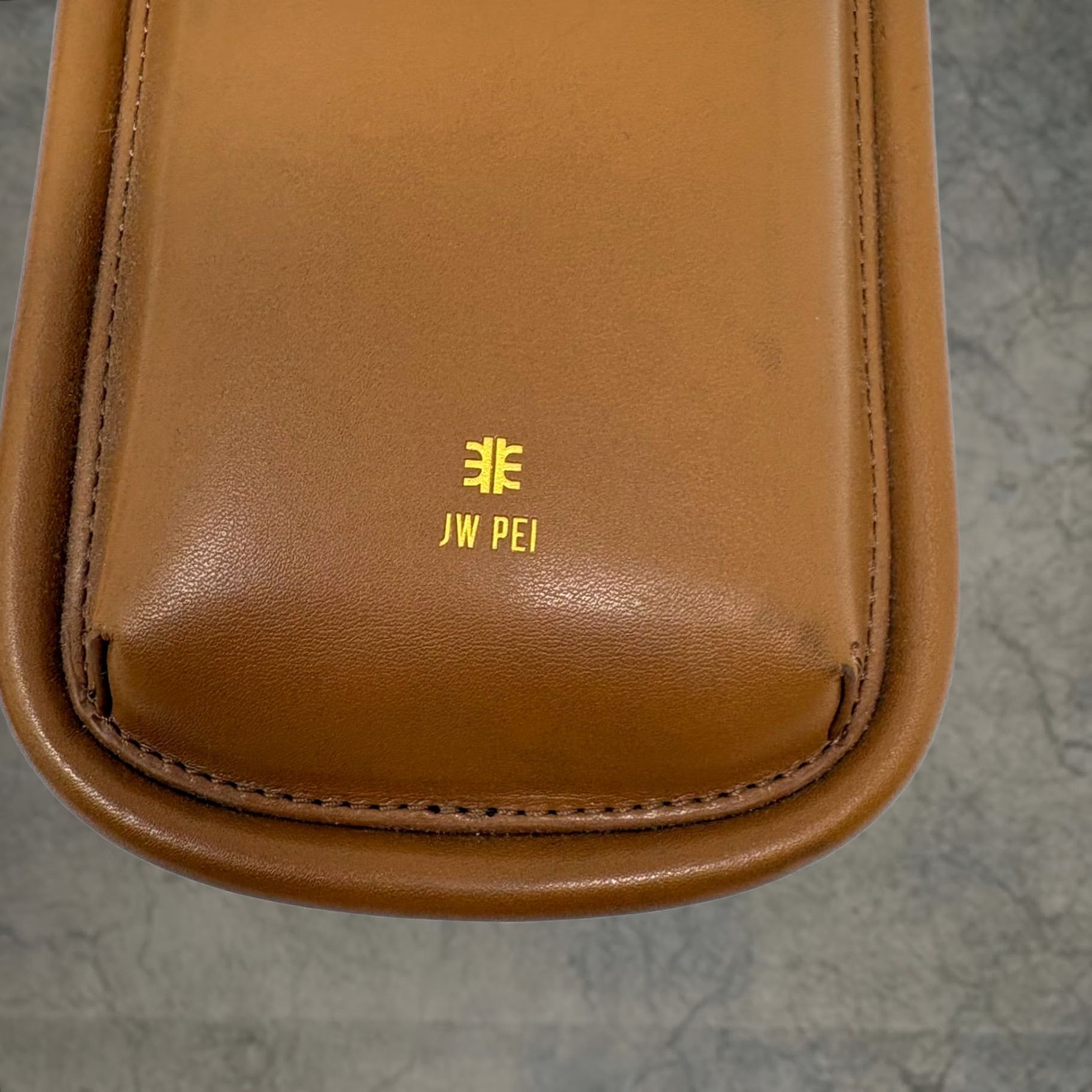 JW PEI JW Pei Ayla Crossbody Bag Cell Phone Faux Leather Tan Women's Size ONE SIZE - 1 Thumbnail