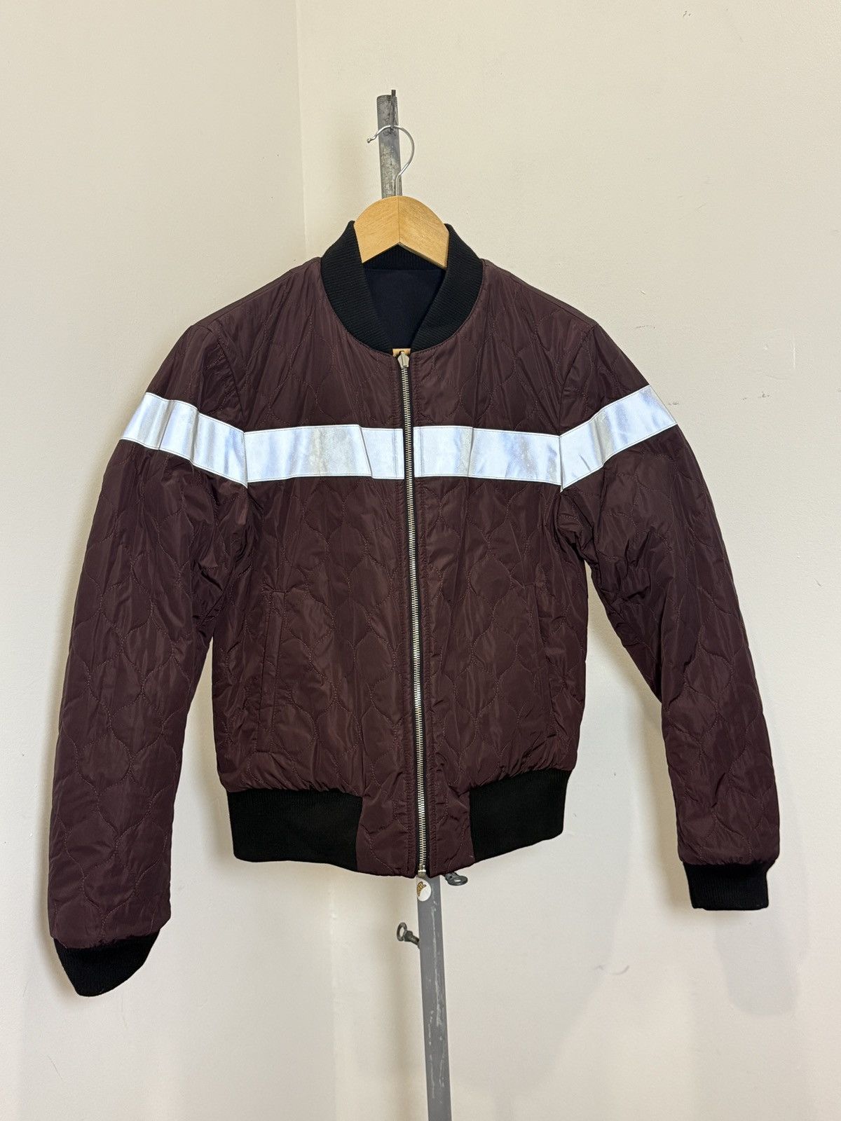 Dries Van Noten Reversible Wool/Nylon 3M Bomber Jacket Size US S / EU 44-46 / 1 - 1 Thumbnail