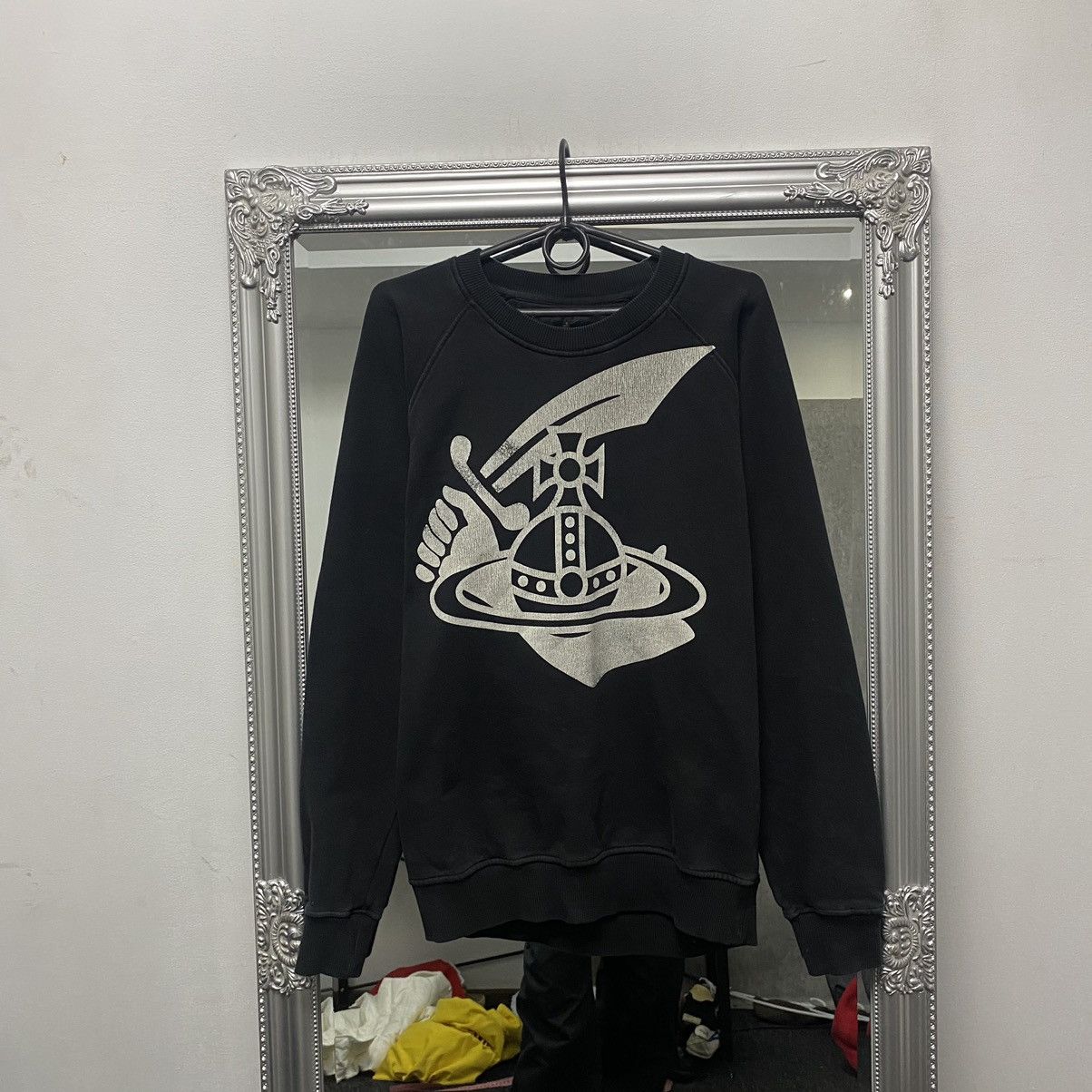 Vivienne Westwood Vintage Vivienne Westwood Sweatshirt Big Logo Size US S / EU 44-46 / 1 - 1 Thumbnail