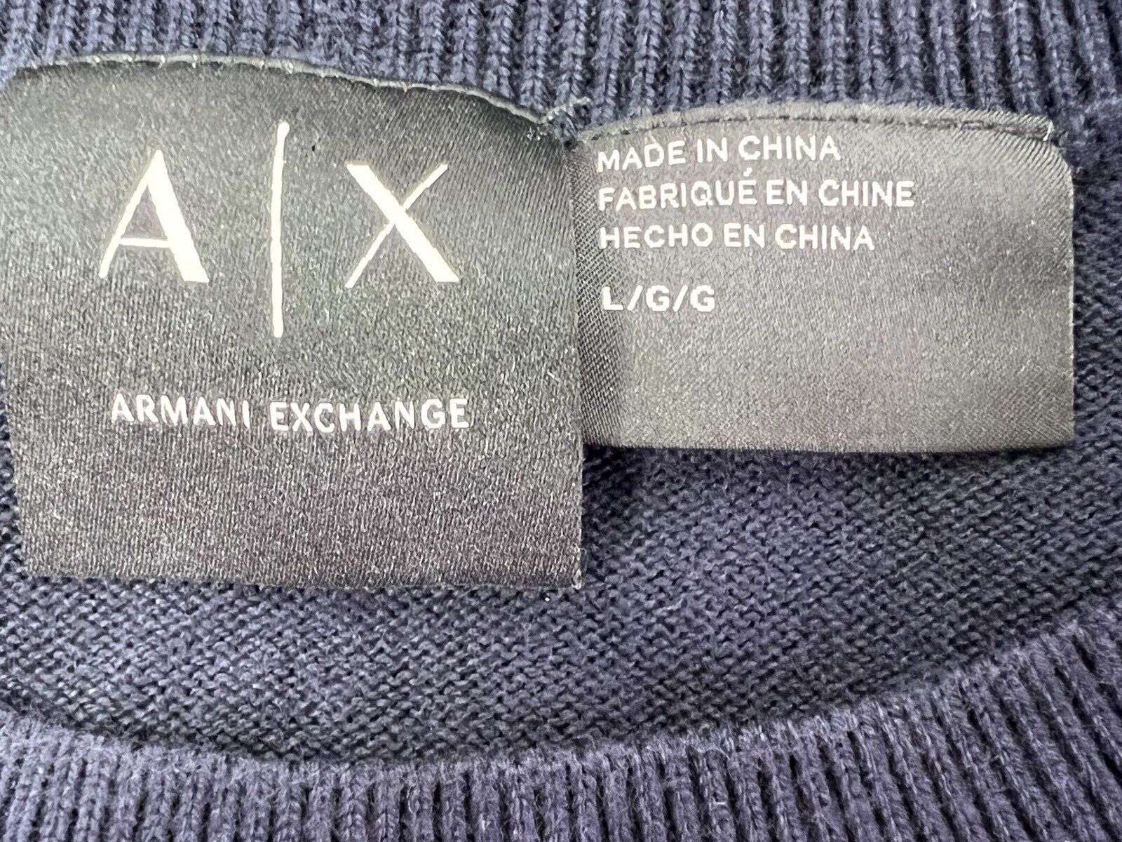 Armani Exchange Armani Exchange AIX tie dye knit pullover sweater mens L Size US L / EU 52-54 / 3 - 7 Thumbnail