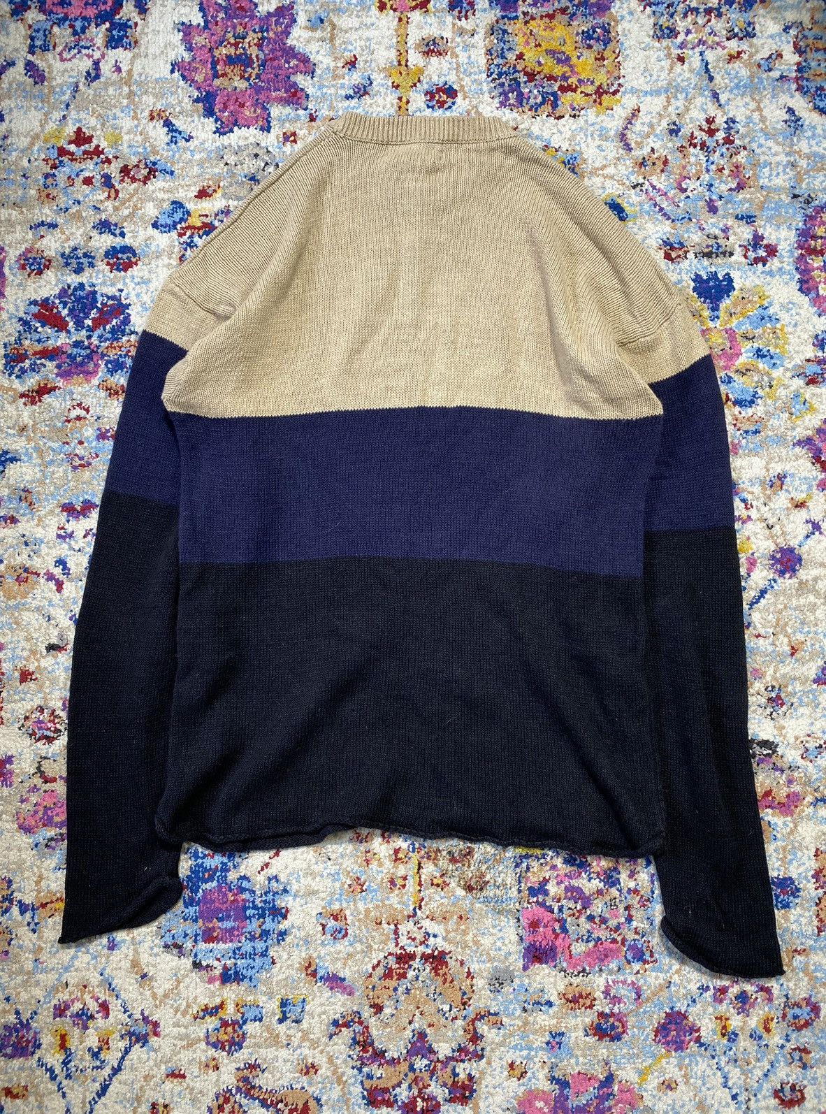 Polo Ralph Lauren Polo Sport Ralph Lauren 3 tone Knitwear Sweater Size US L / EU 52-54 / 3 - 4 Thumbnail
